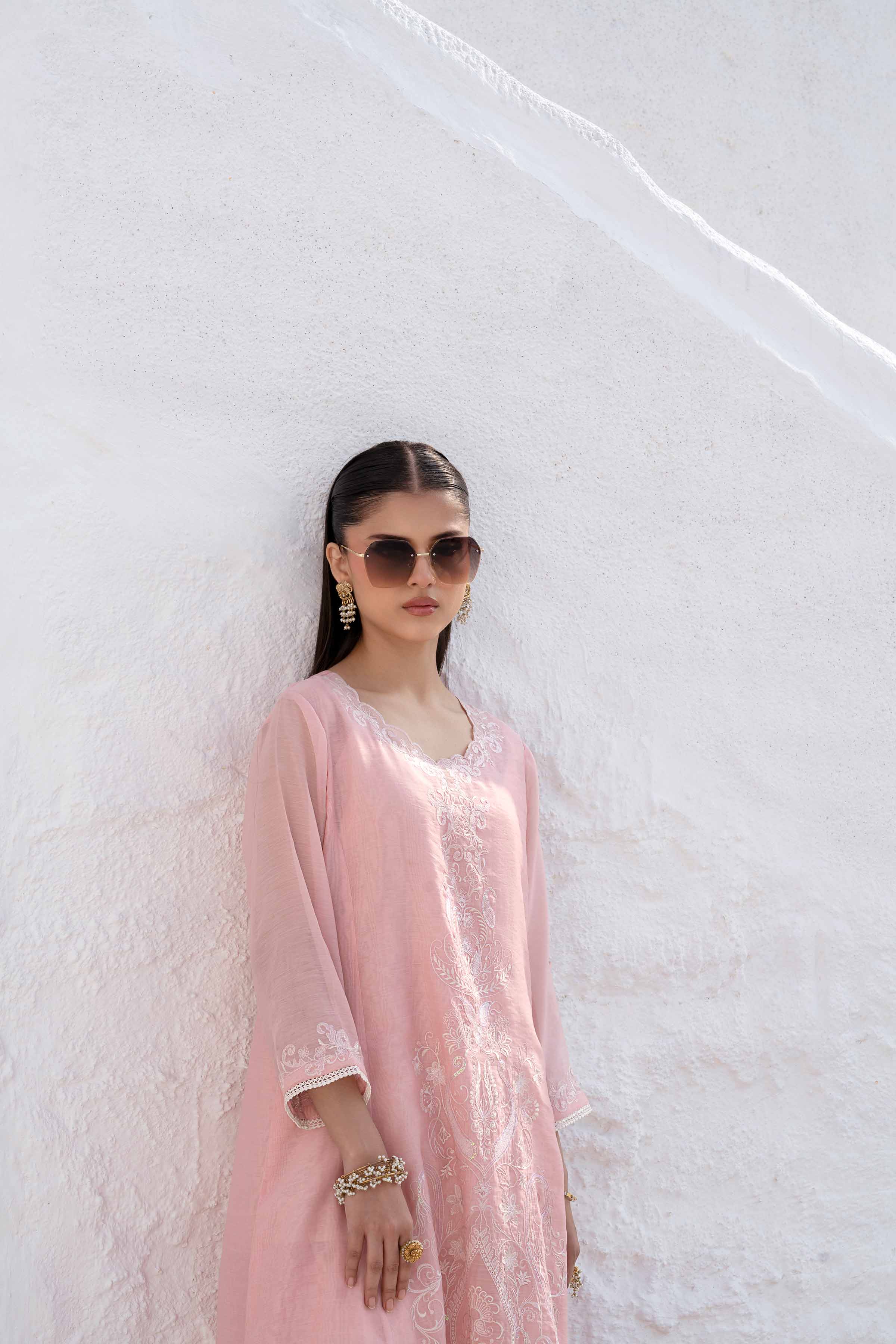 2 Piece - Embroidered Suit - KFS25-11