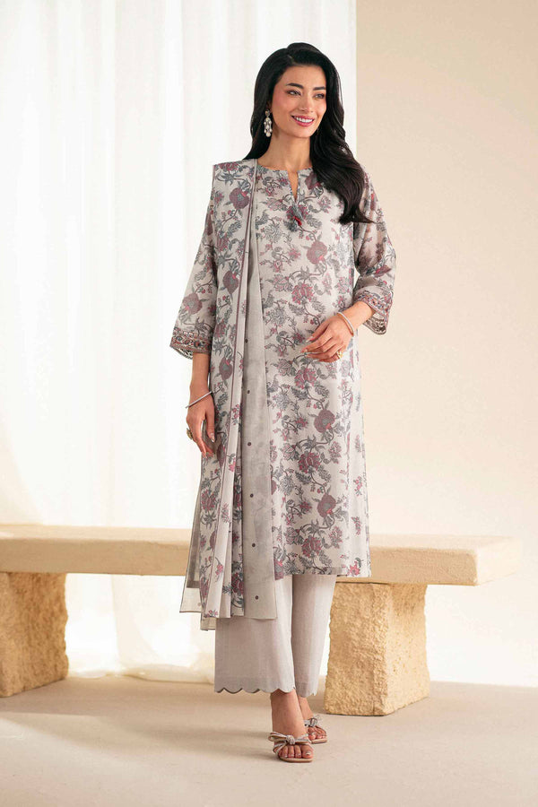 3 Piece - Printed Embroidered Suit - KFS25-115 - for Women - Pret Collection | Nishat | Shop Online