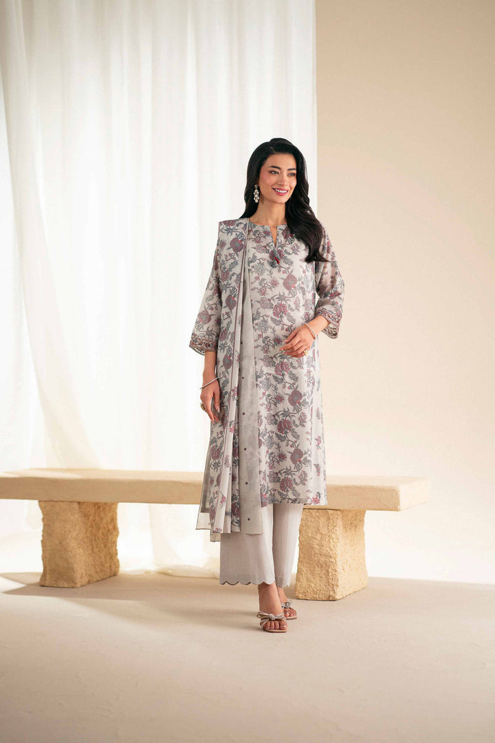 3 Piece - Printed Embroidered Suit - KFS25-115 - for Women - Pret Collection | Nishat | Shop Online