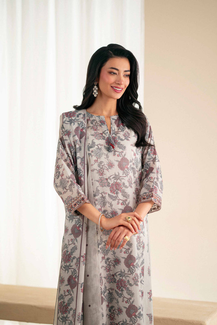 3 Piece - Printed Embroidered Suit - KFS25-115 - for Women - Pret Collection | Nishat | Shop Online