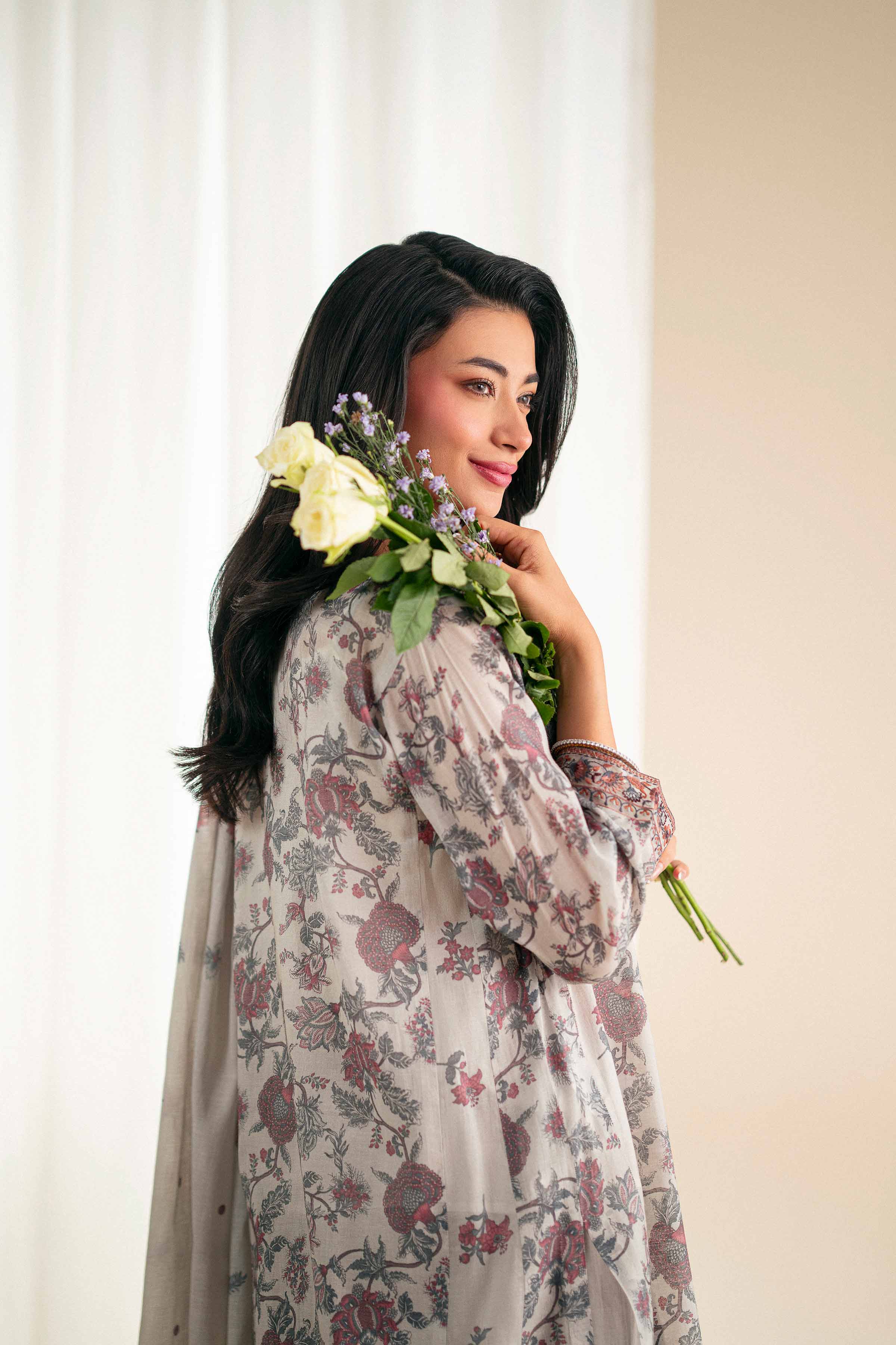 3 Piece - Printed Embroidered Suit - KFS25-115 - for Women - Pret Collection | Nishat | Shop Online