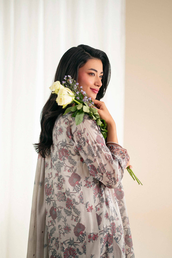 3 Piece - Printed Embroidered Suit - KFS25-115 - for Women - Pret Collection | Nishat | Shop Online