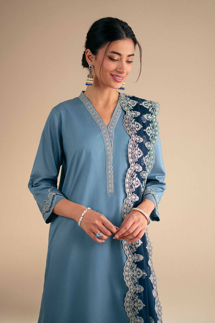 3 Piece - Embroidered Suit - KFS25-122 - for Women - Pret Collection | Nishat | Shop Online