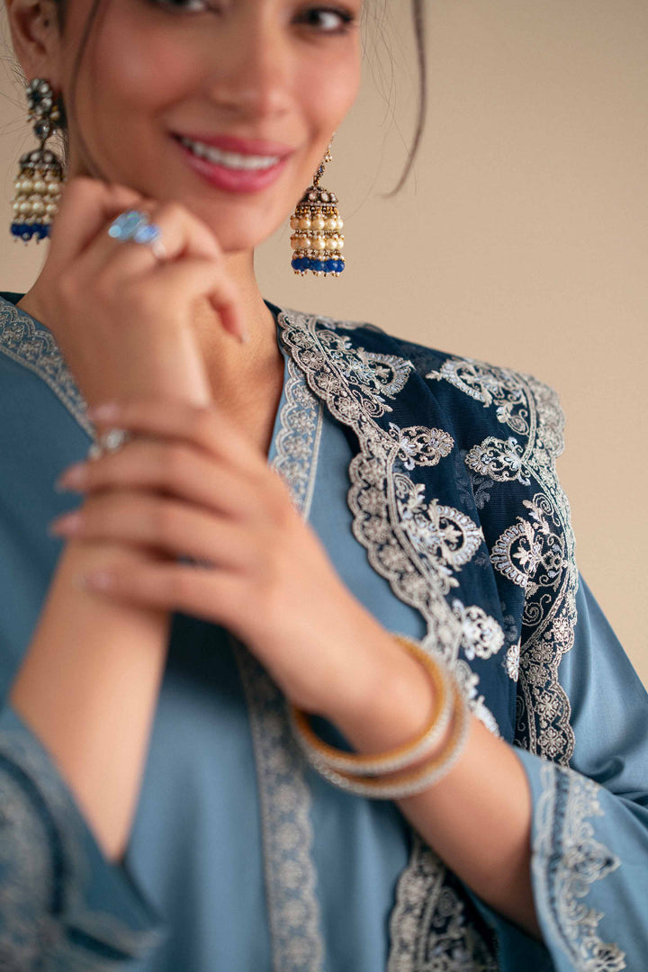 3 Piece - Embroidered Suit - KFS25-122 - for Women - Pret Collection | Nishat | Shop Online