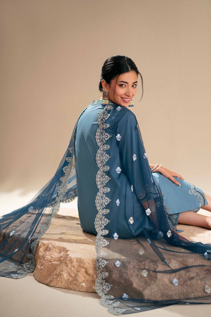 3 Piece - Embroidered Suit - KFS25-122 - for Women - Pret Collection | Nishat | Shop Online