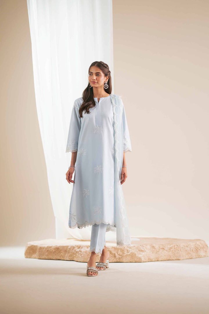 3 Piece - Embroidered Suit - KFS25-125 - for Women - Pret Collection | Nishat | Shop Online