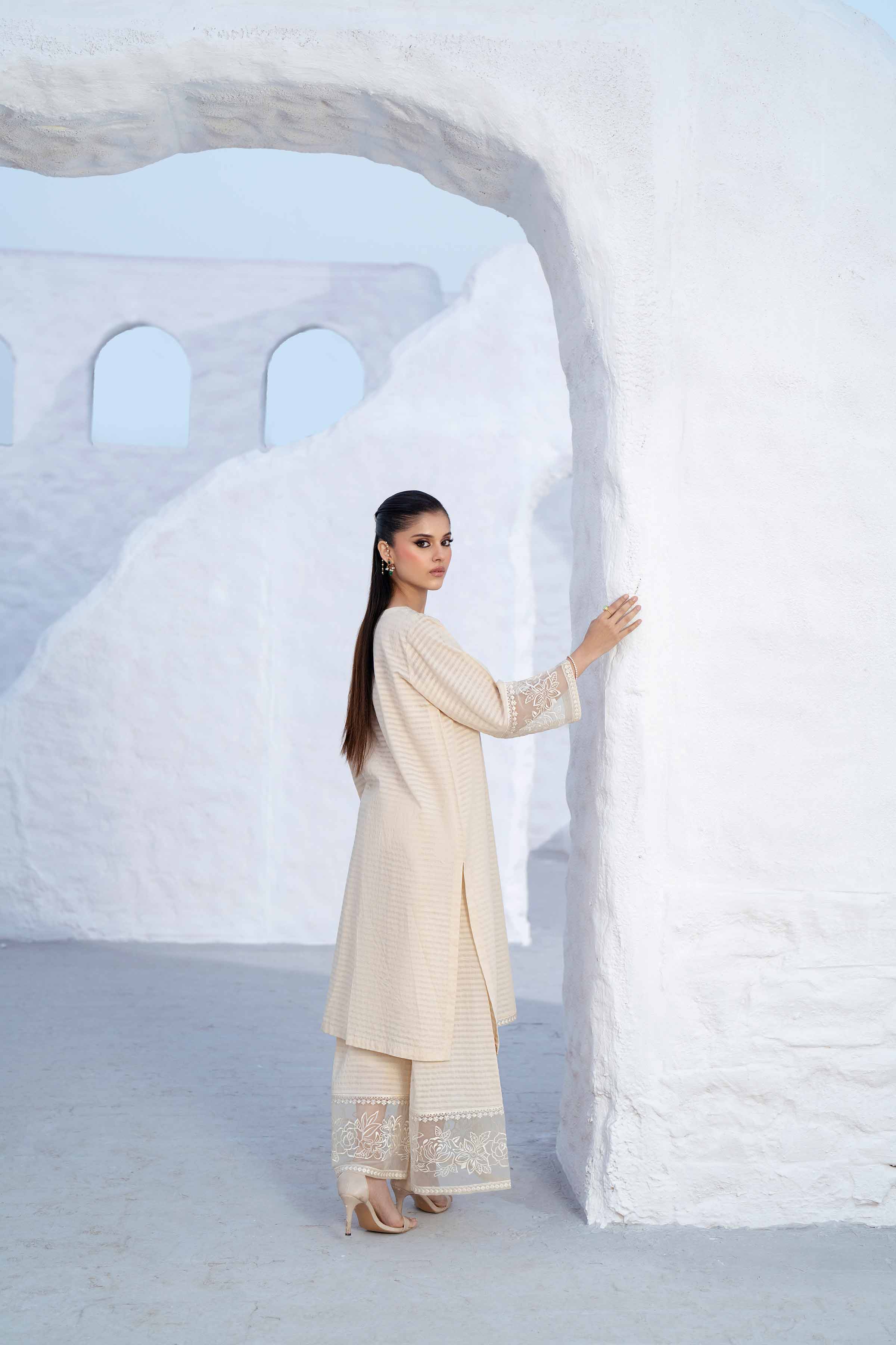 2 Piece - Embroidered Suit - KFS25-13