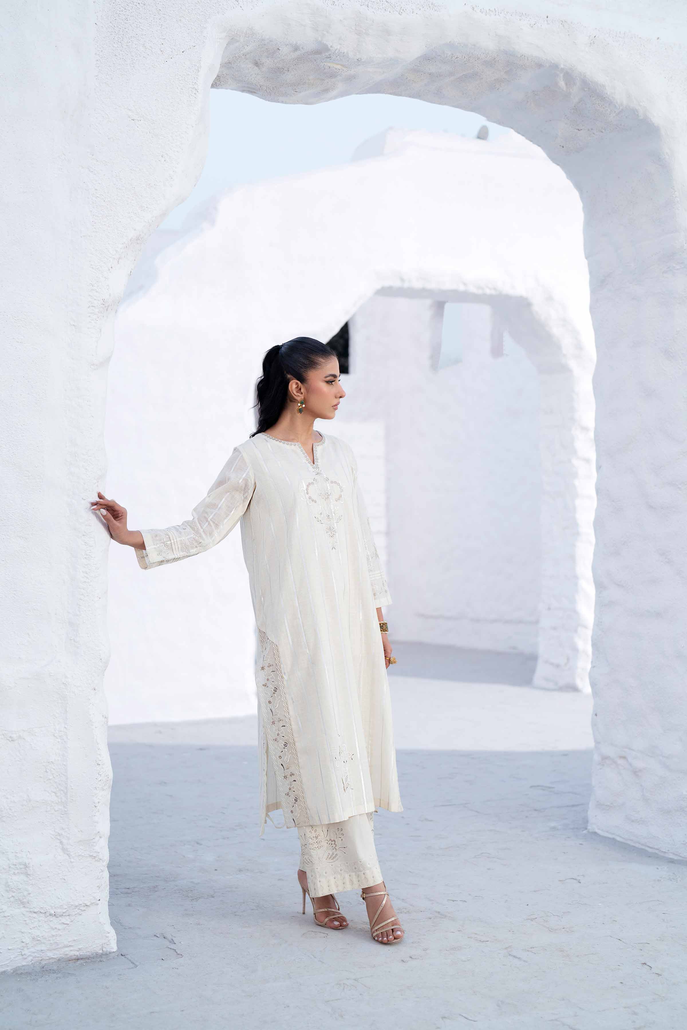 2 Piece - Embroidered Suit - KFS25-15