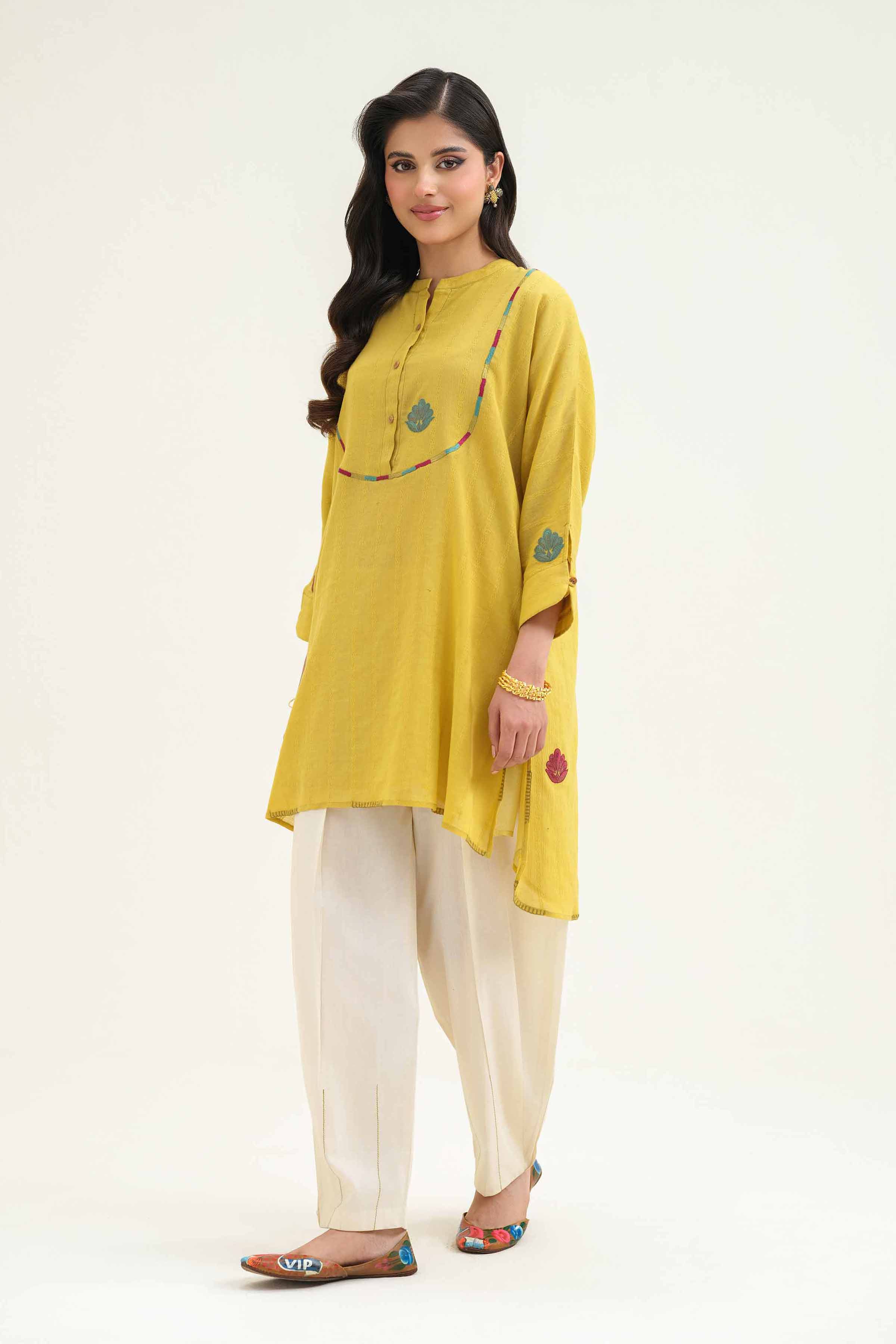 2 Piece - Embroidered Suit - KFS25-16
