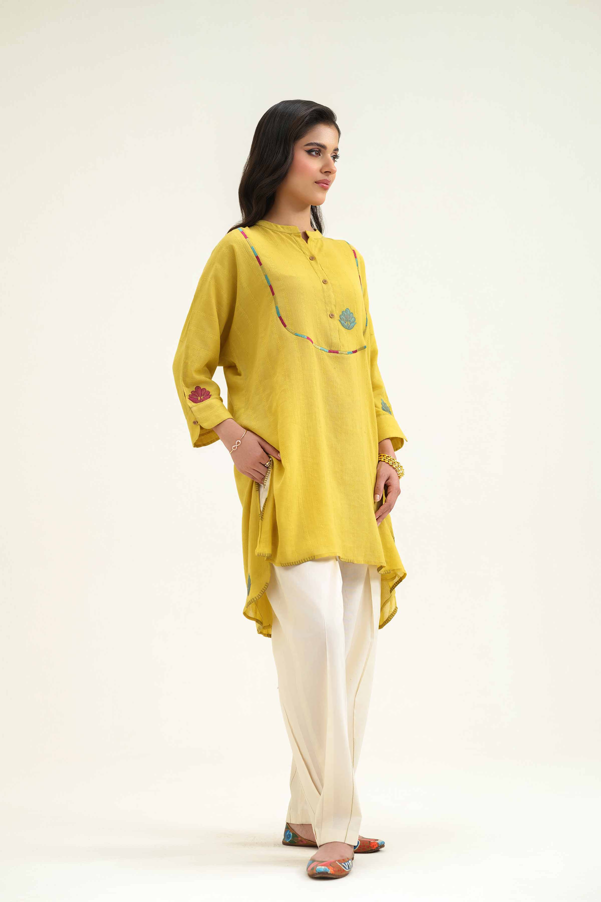 2 Piece - Embroidered Suit - KFS25-16