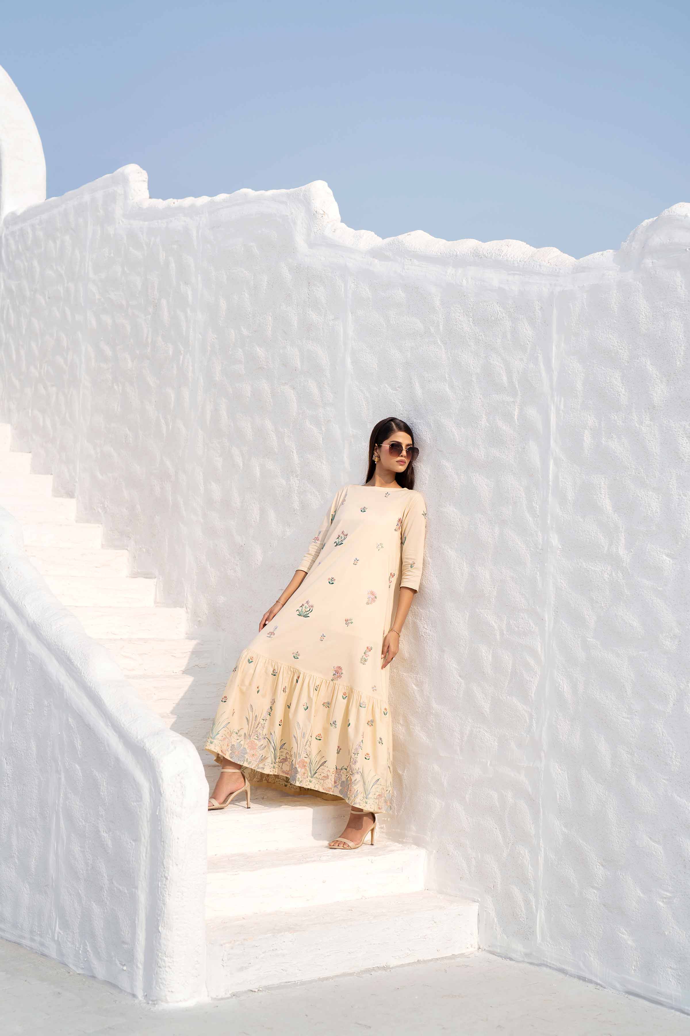 Embroidered Dress - KFS25-17