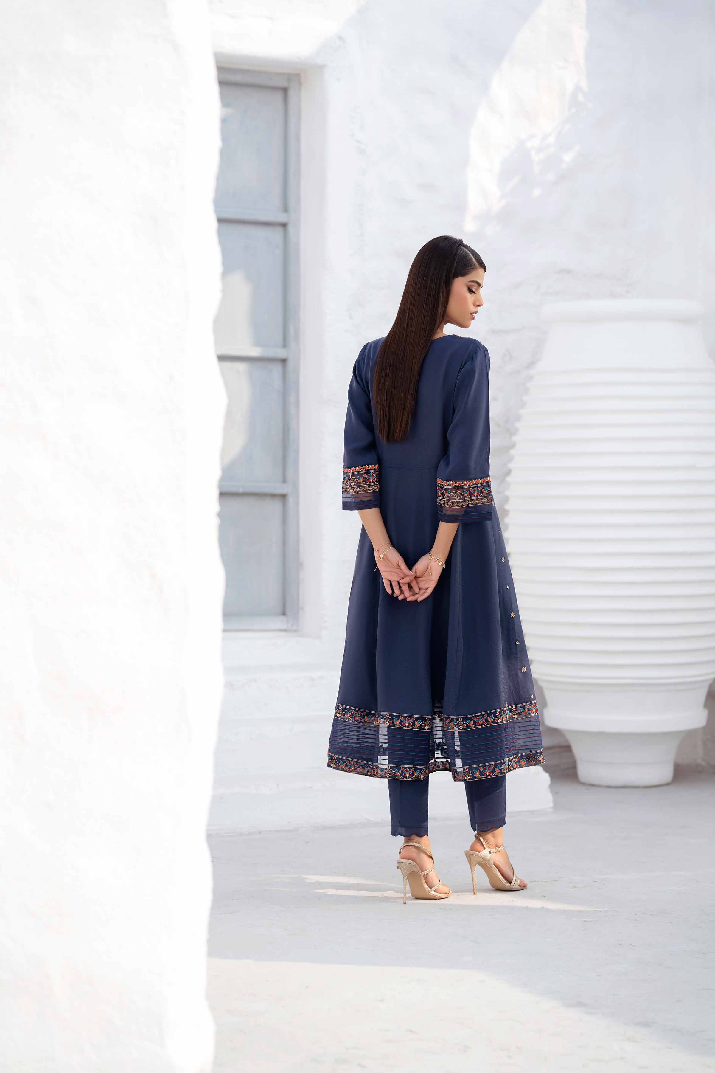 2 Piece - Embroidered Suit - KFS25-18