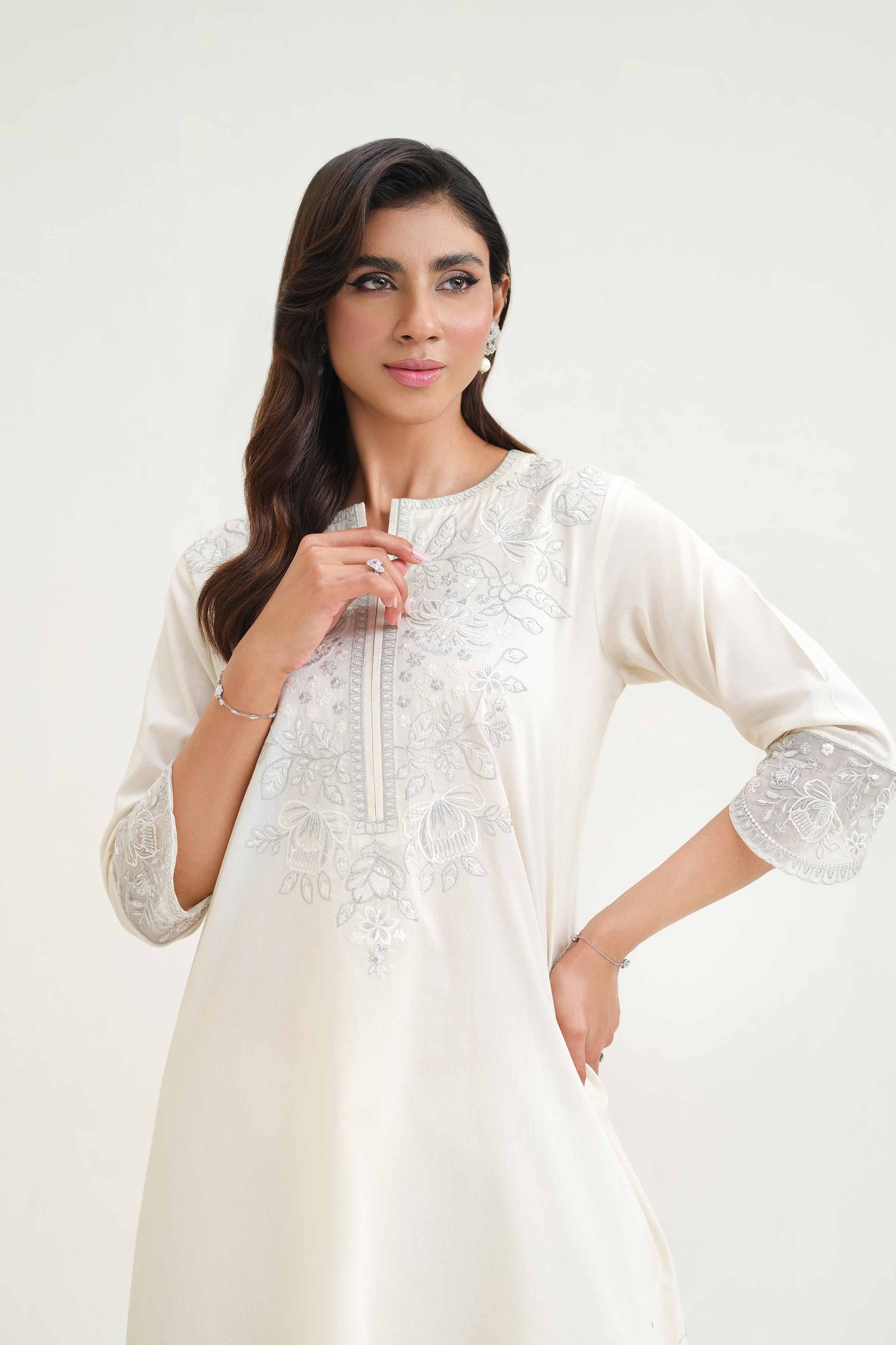 2 Piece - Embroidered Suit - KFS25-22
