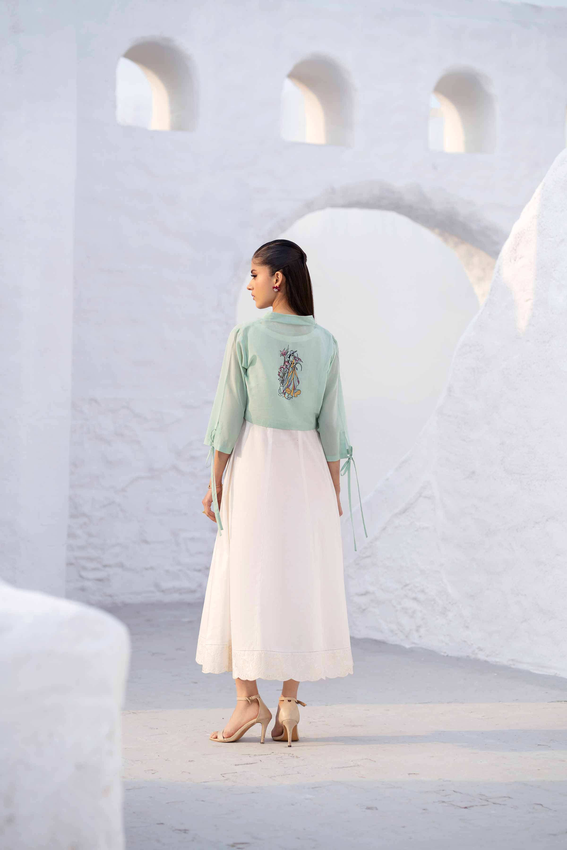 2 Piece - Embroidered Suit - KFS25-24