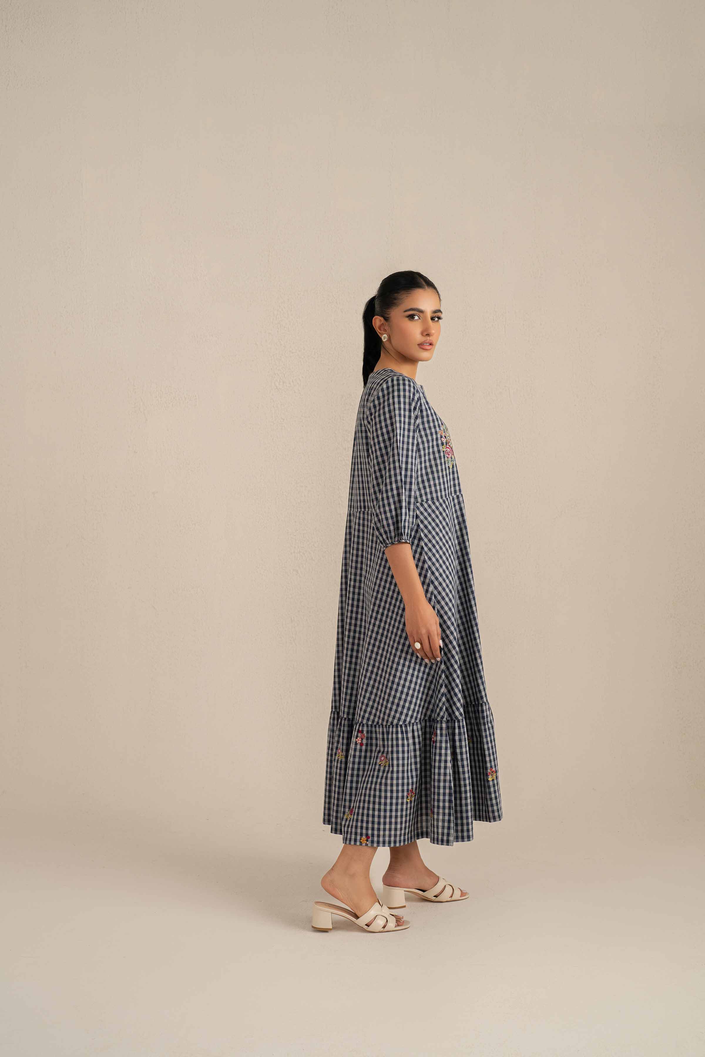 Embroidered Dress - KFS25-33