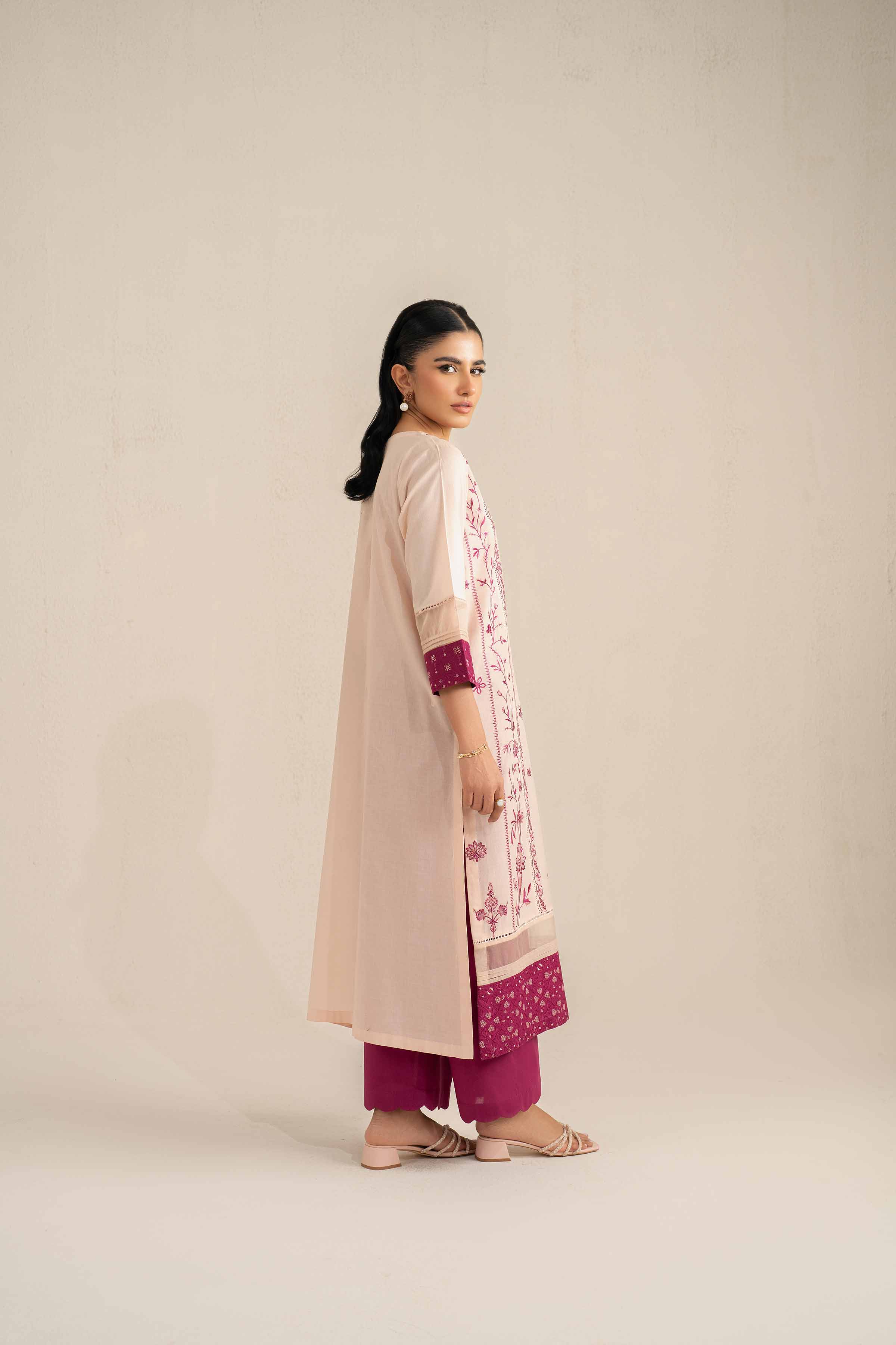 2 Piece - Embroidered Suit - KFS25-35
