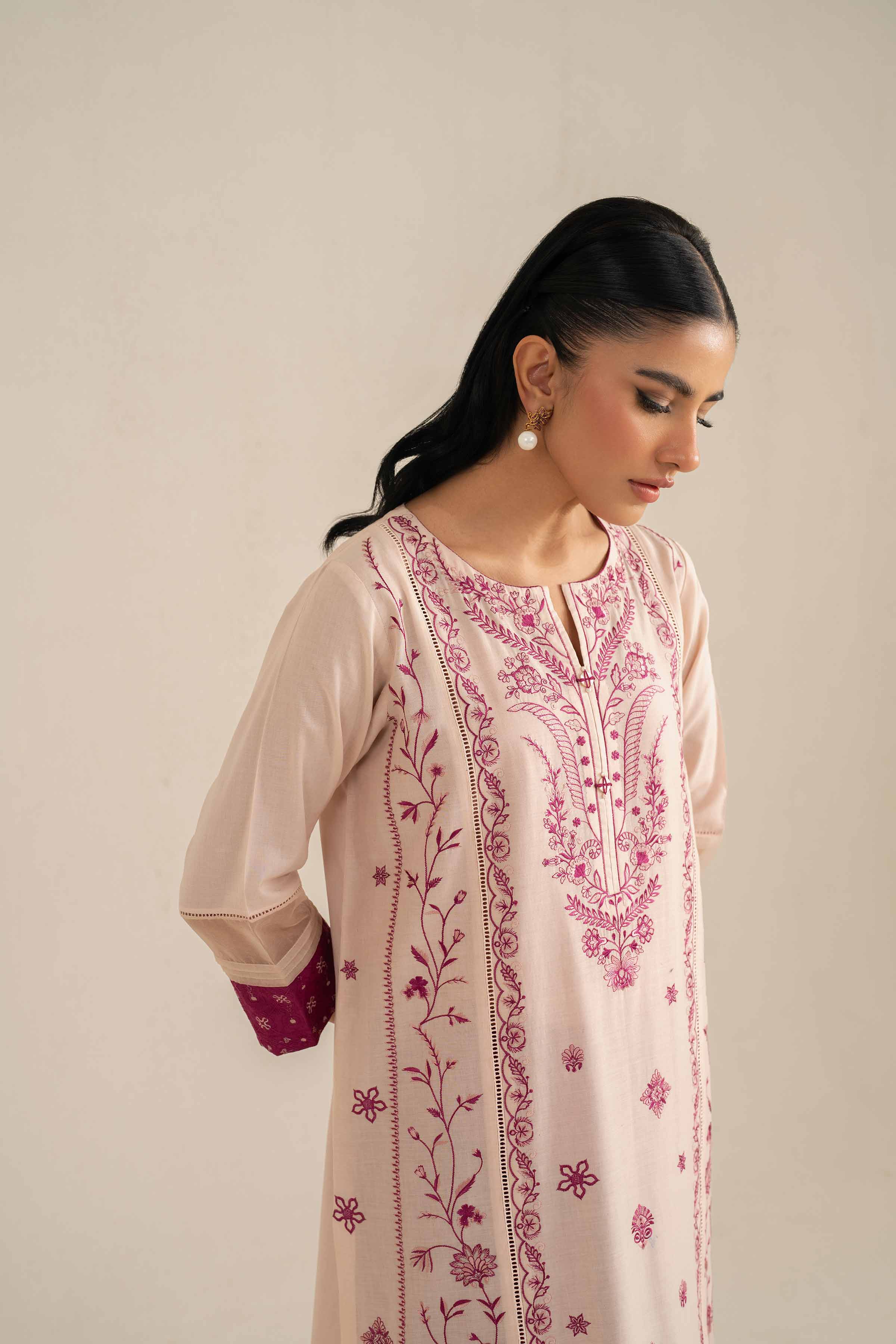 2 Piece - Embroidered Suit - KFS25-35