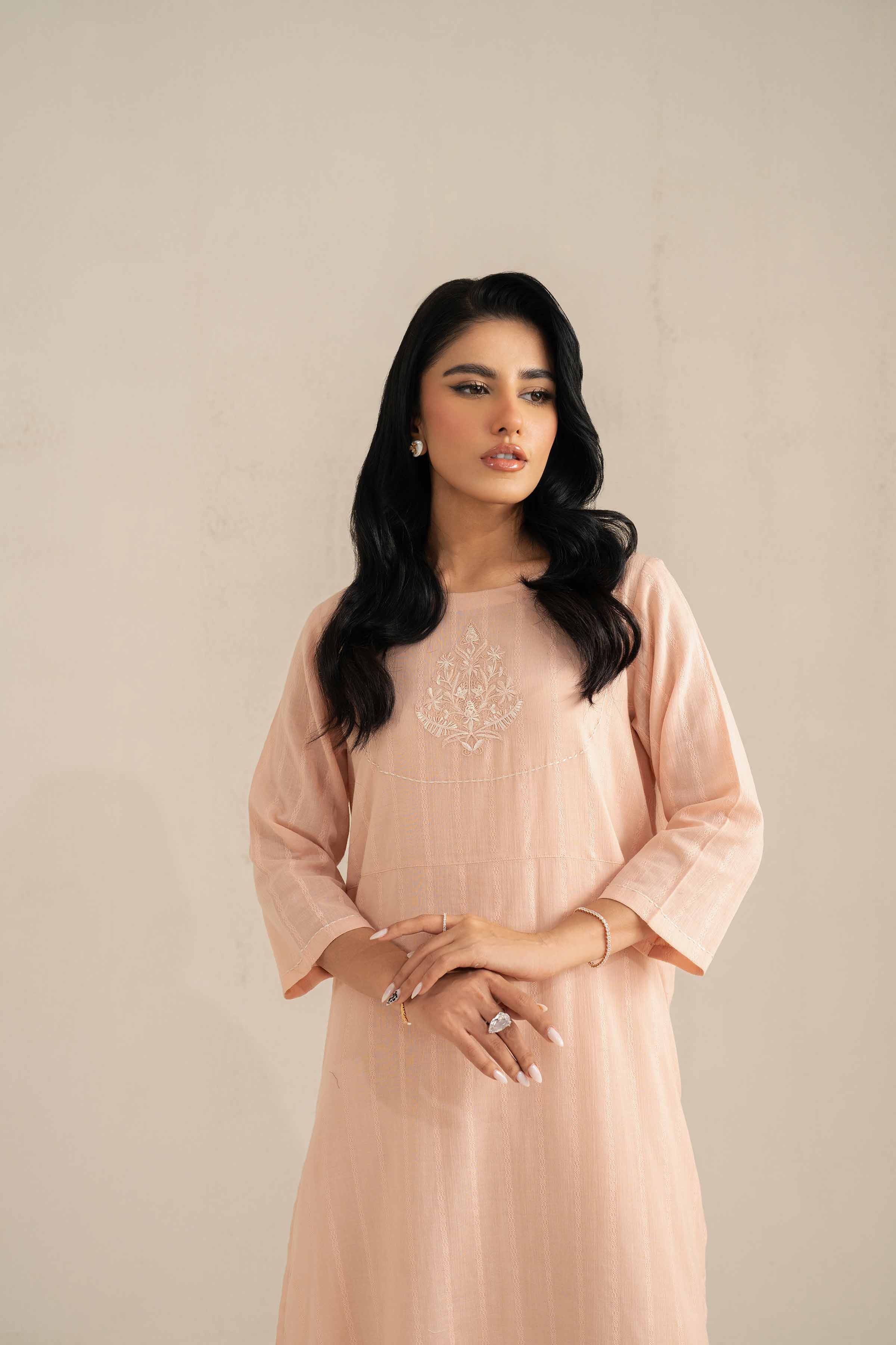 2 Piece - Embroidered Suit - KFS25-36