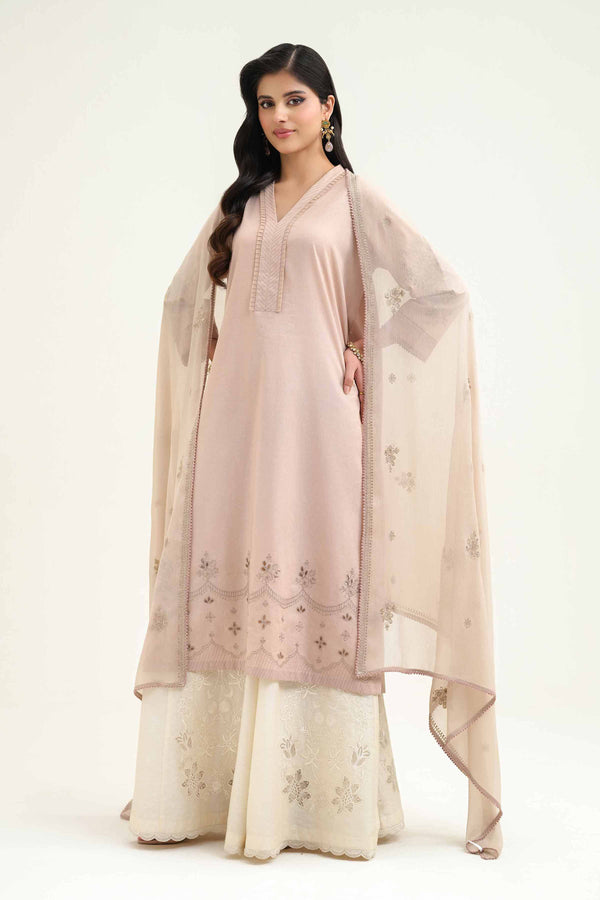 2 Piece - Embroidered Suit - KFS25-46