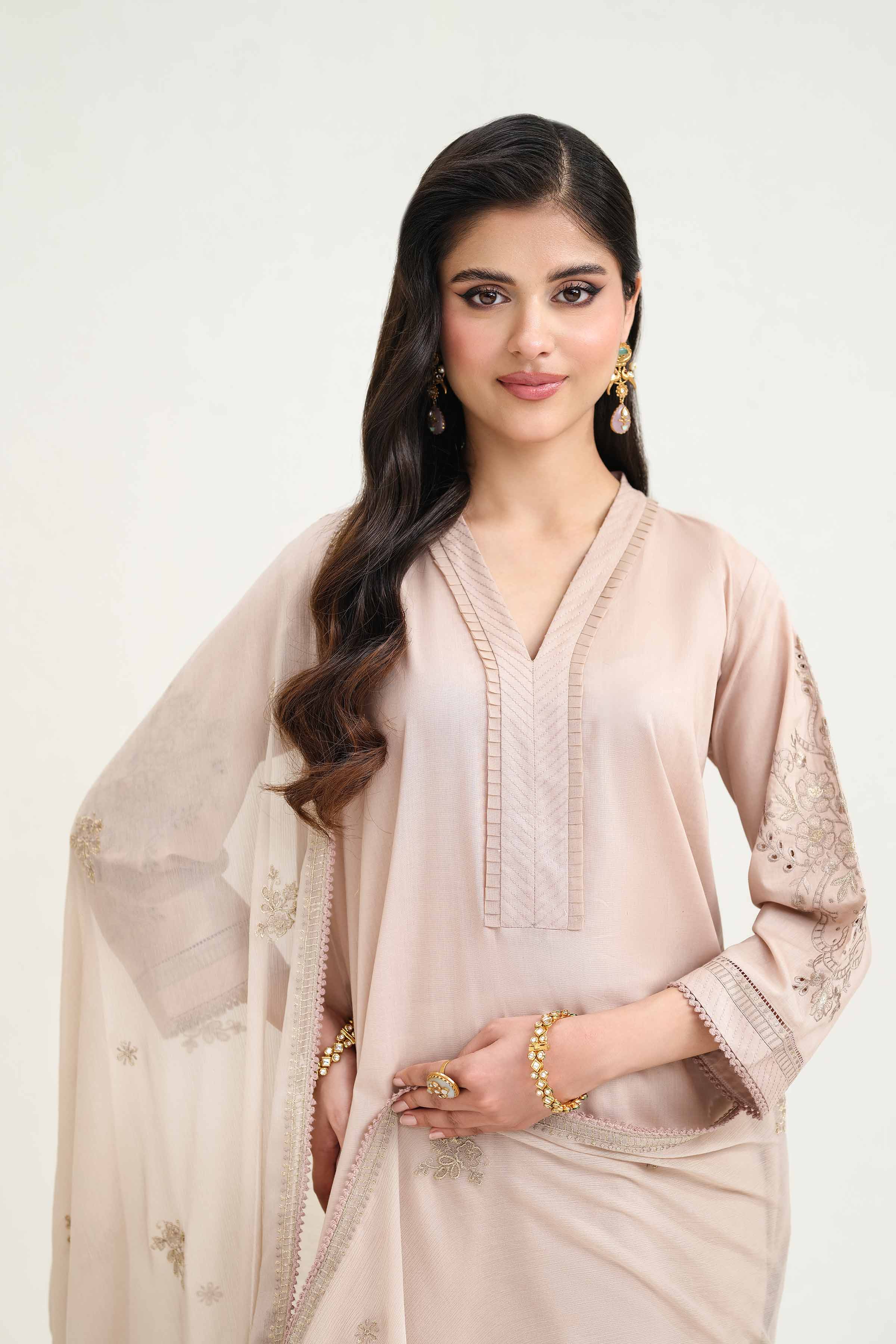 2 Piece - Embroidered Suit - KFS25-46