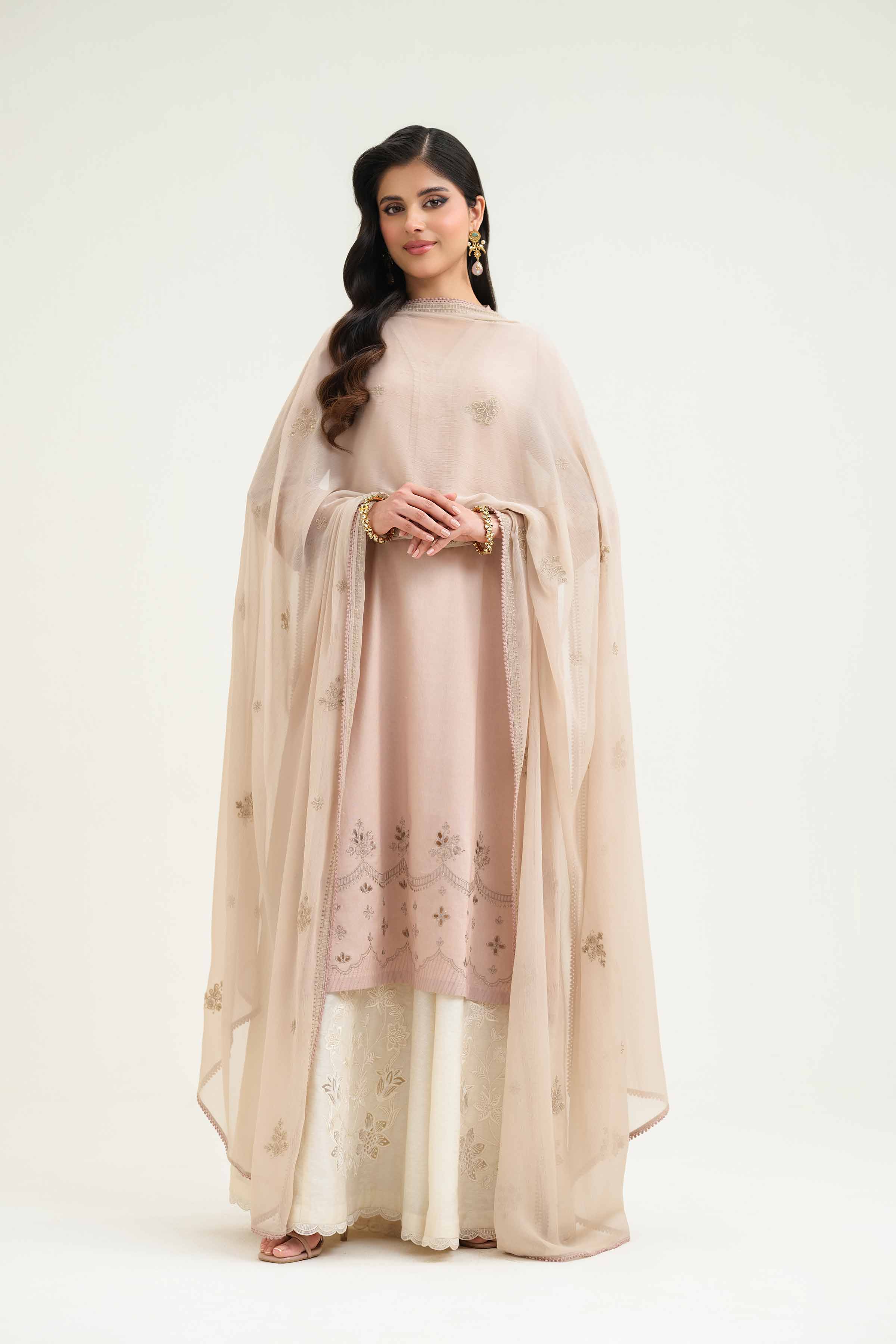 2 Piece - Embroidered Suit - KFS25-46