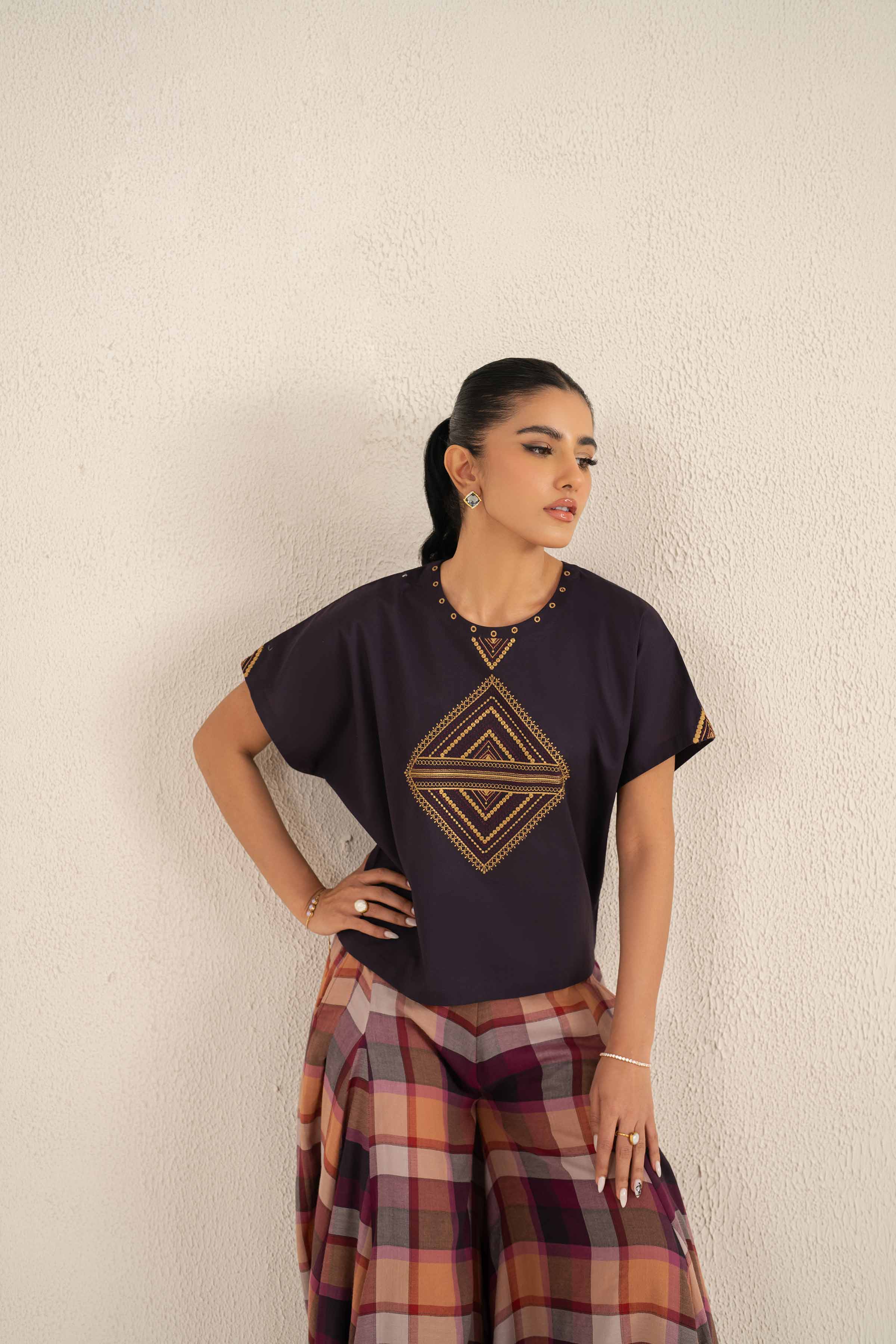 2 Piece - Embroidered Suit - KFS25-63