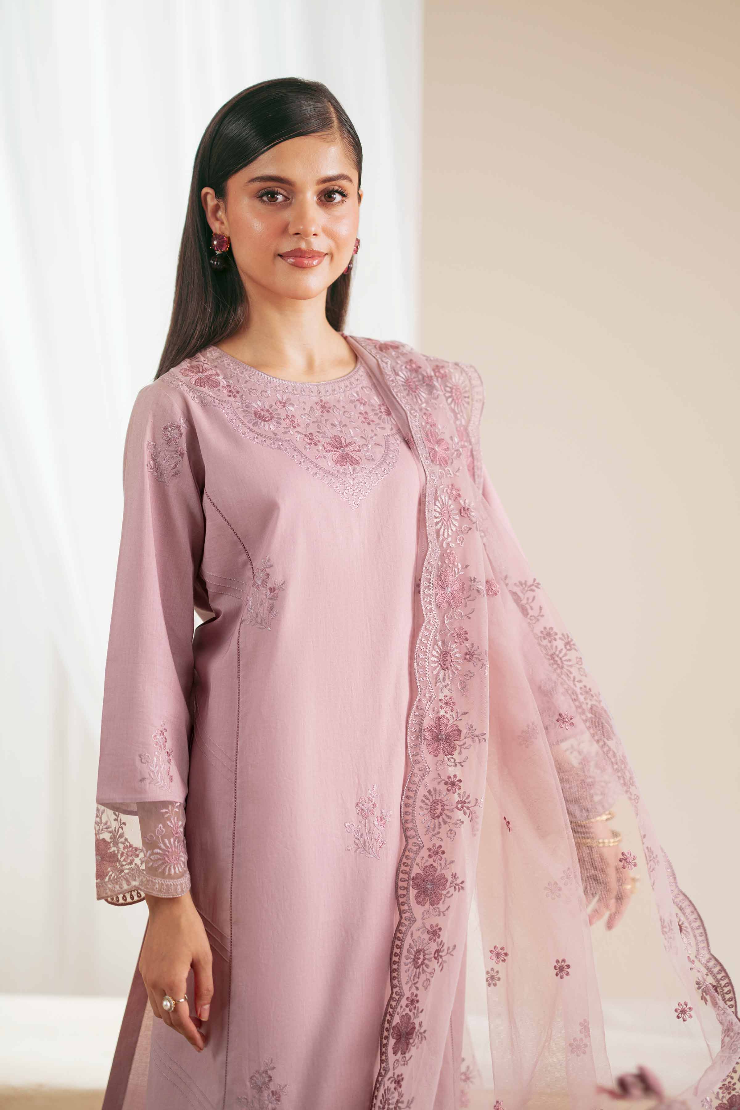 2 Piece - Embroidered Suit - KFS25-74 - for Women - Pret Collection | Nishat | Shop Online