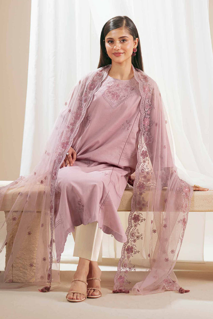 2 Piece - Embroidered Suit - KFS25-74 - for Women - Pret Collection | Nishat | Shop Online