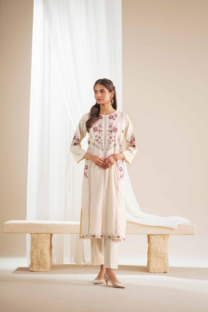 2 Piece - Embroidered Suit - KFS25-76 - for Women - Pret Collection | Nishat | Shop Online
