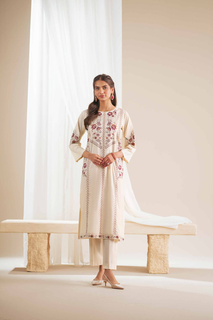 2 Piece - Embroidered Suit - KFS25-76 - for Women - Pret Collection | Nishat | Shop Online