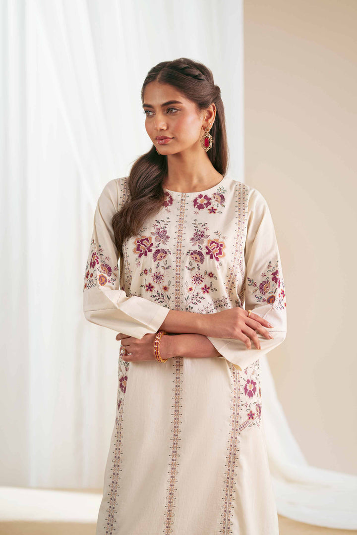 2 Piece - Embroidered Suit - KFS25-76 - for Women - Pret Collection | Nishat | Shop Online