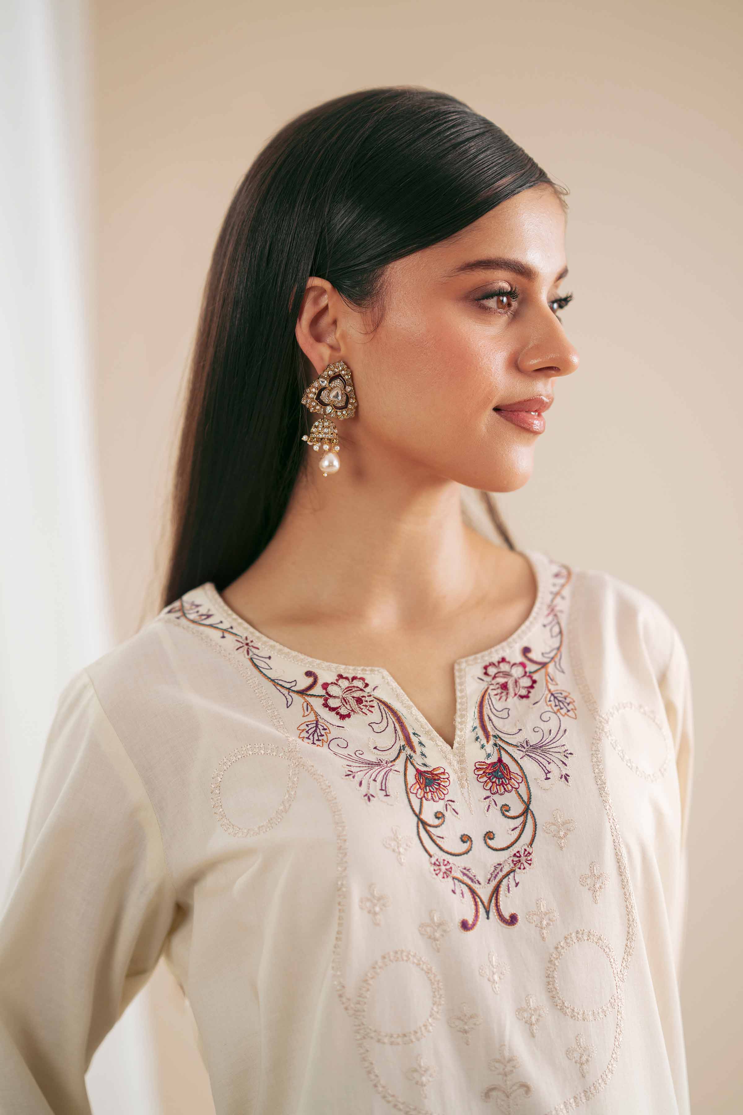 2 Piece - Embroidered Suit - KFS25-77 - for Women - Pret Collection | Nishat | Shop Online