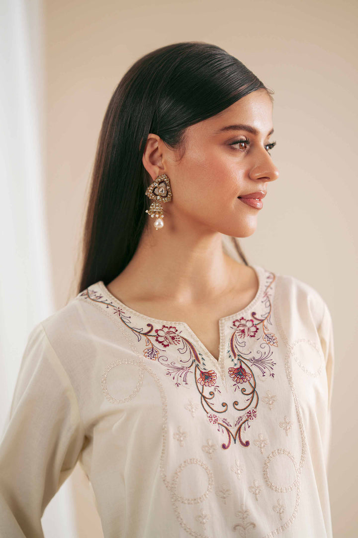 2 Piece - Embroidered Suit - KFS25-77 - for Women - Pret Collection | Nishat | Shop Online