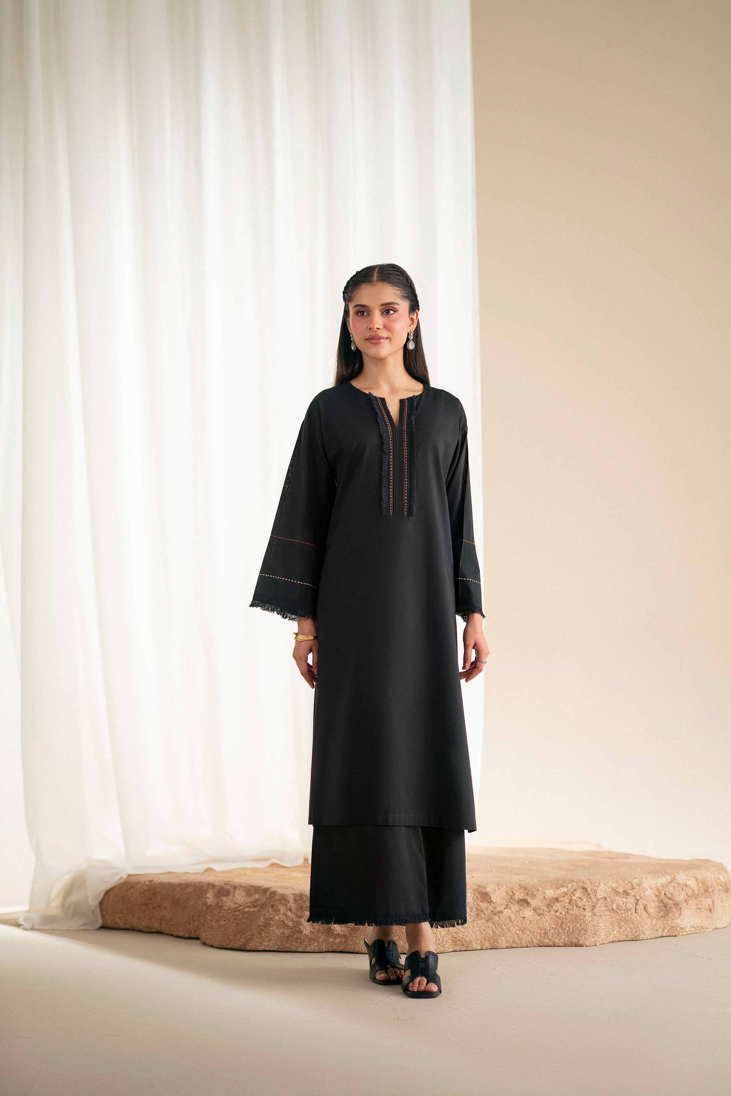 2 Piece - Embroidered Suit - KFS25-79