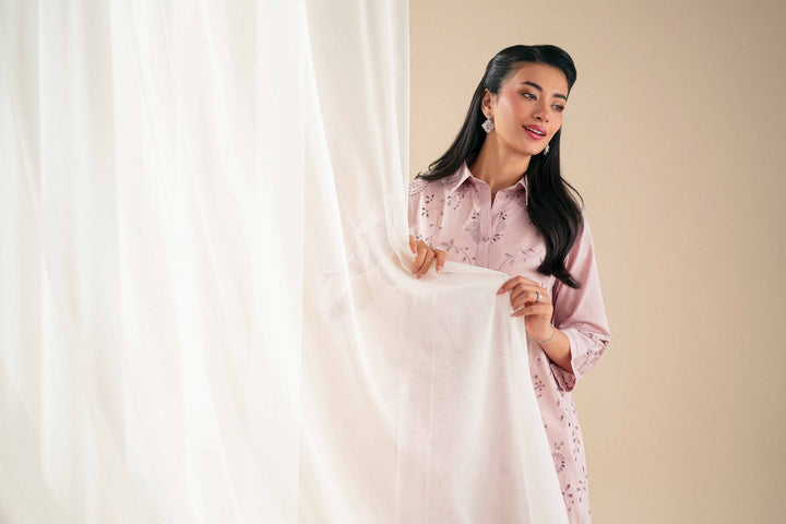 1 Piece - Embroidered Shirt - KFS25-80 - for Women - Pret Collection | Nishat | Shop Online