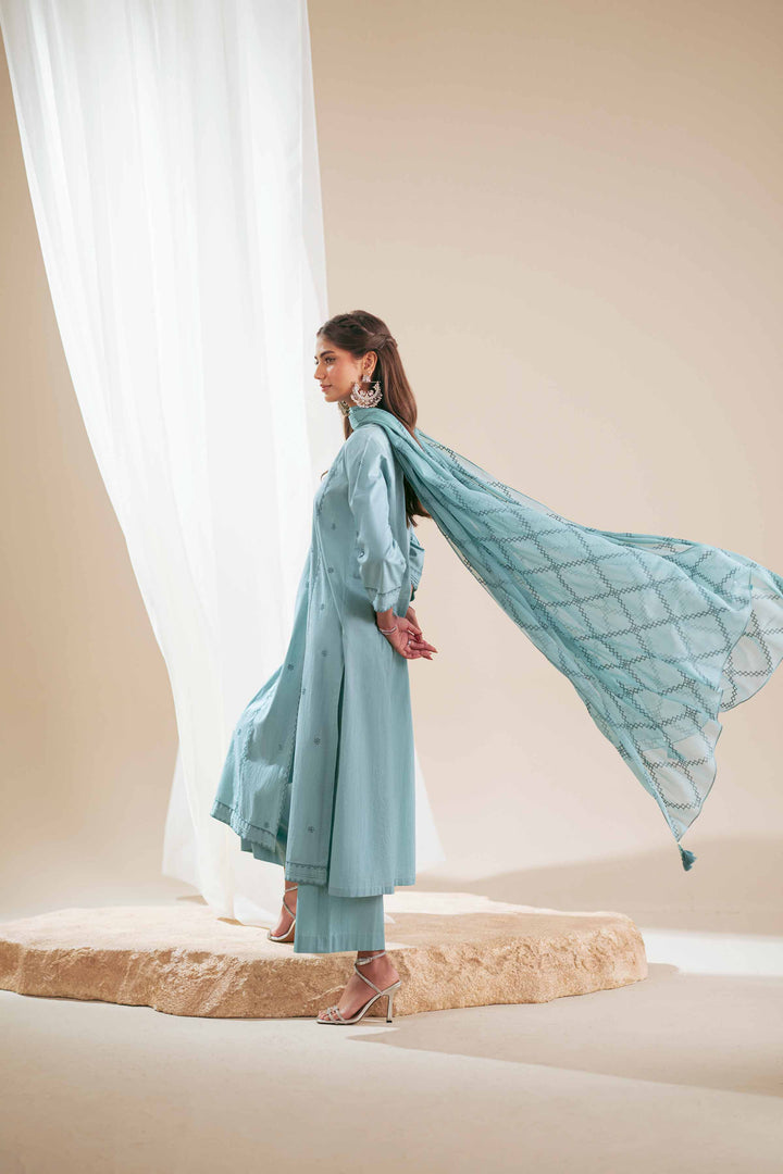 3 Piece - Embroidered Suit - KFS25-91 - for Women - Pret Collection | Nishat | Shop Online