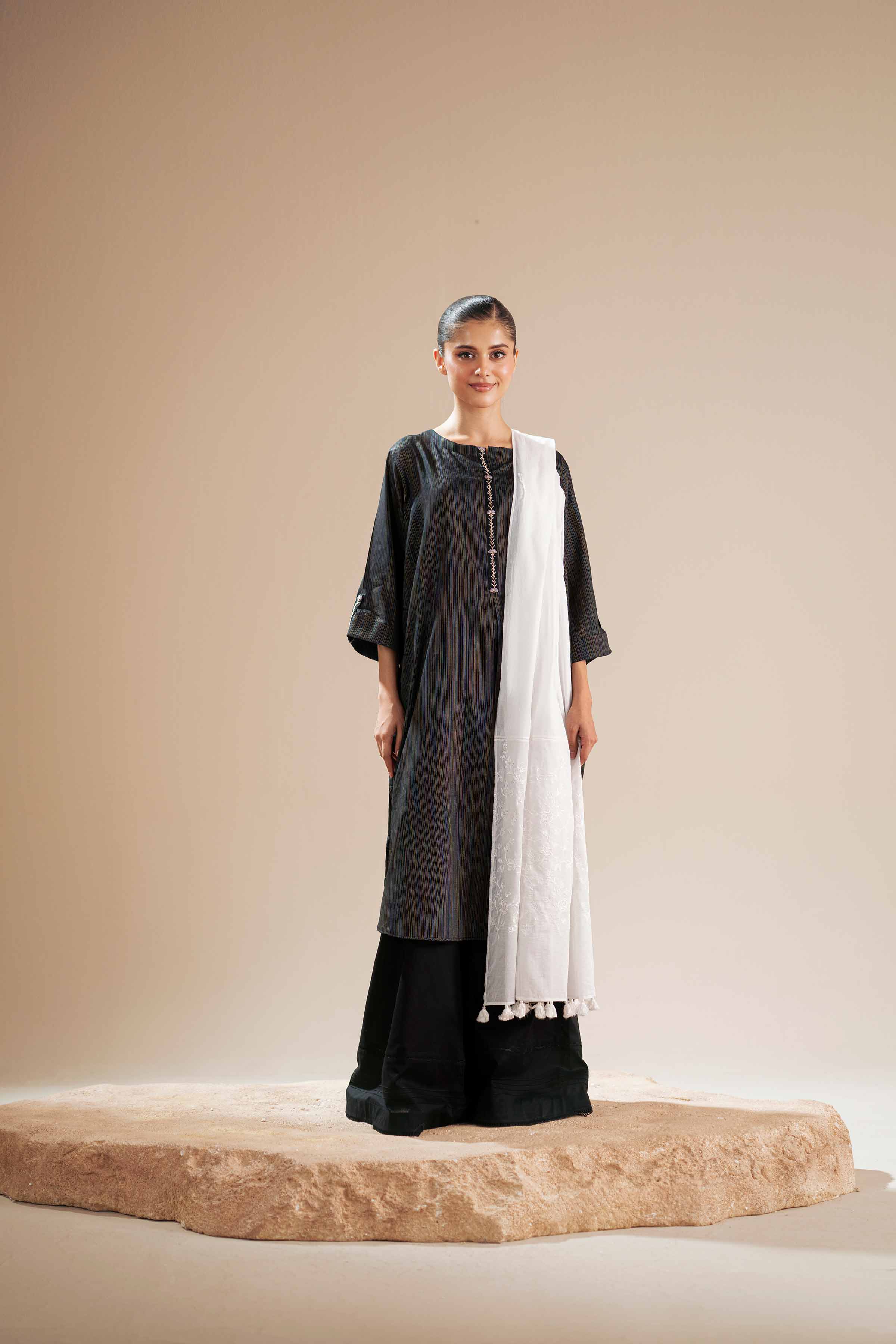 1 Piece - Embroidered Dupatta - KFS25-99 - for Women - Pret Collection | Nishat | Shop Online