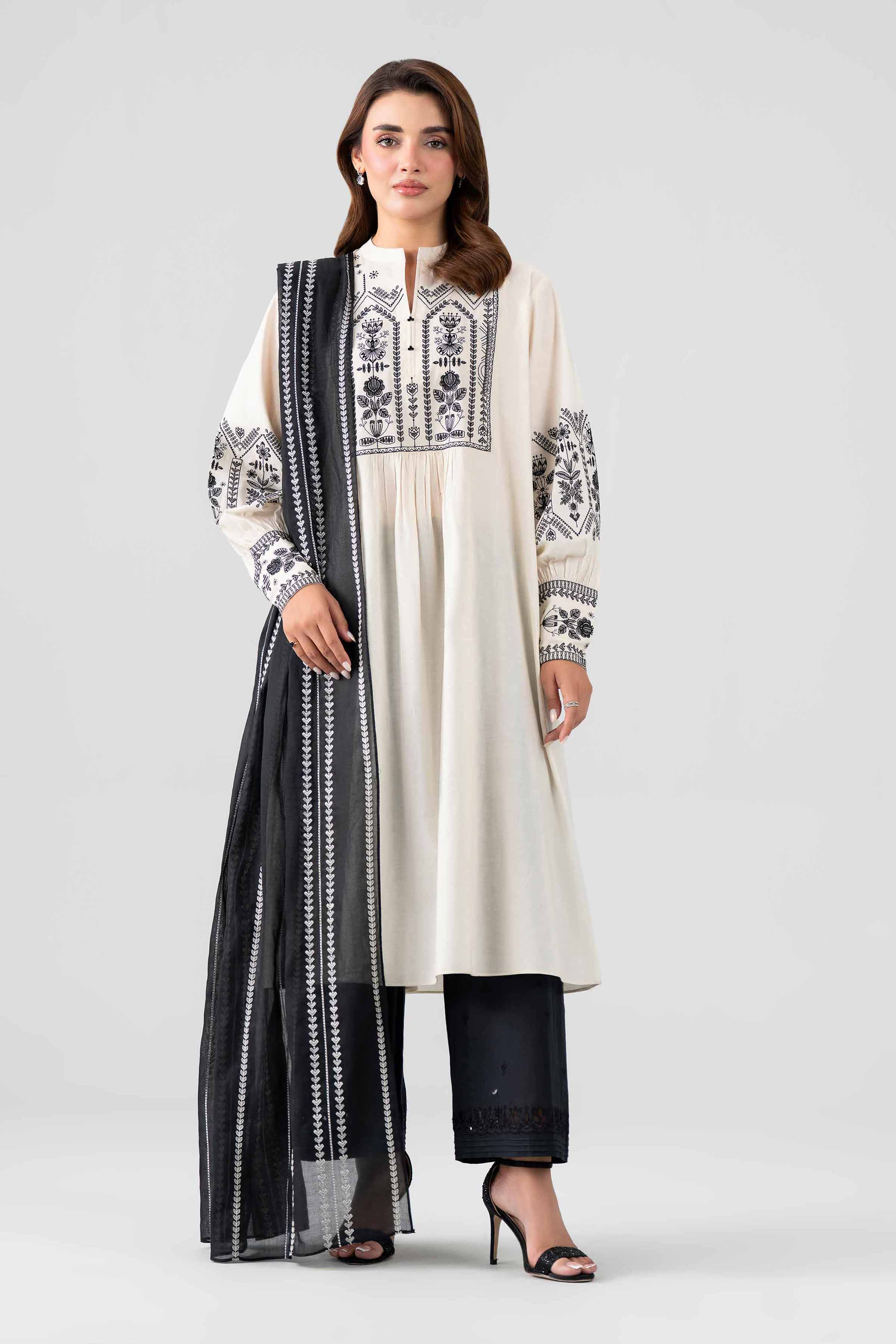 2 Piece - Embroidered Suit - KFS26-07