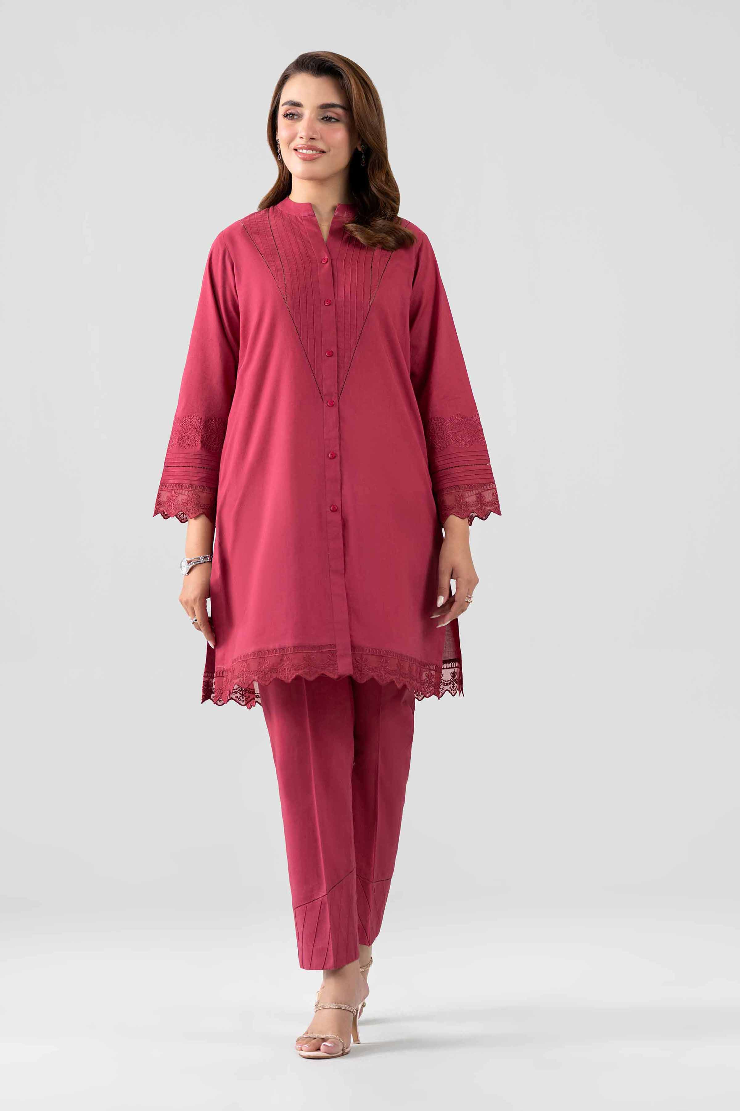 2 Piece - Embroidered Suit - KFS26-19