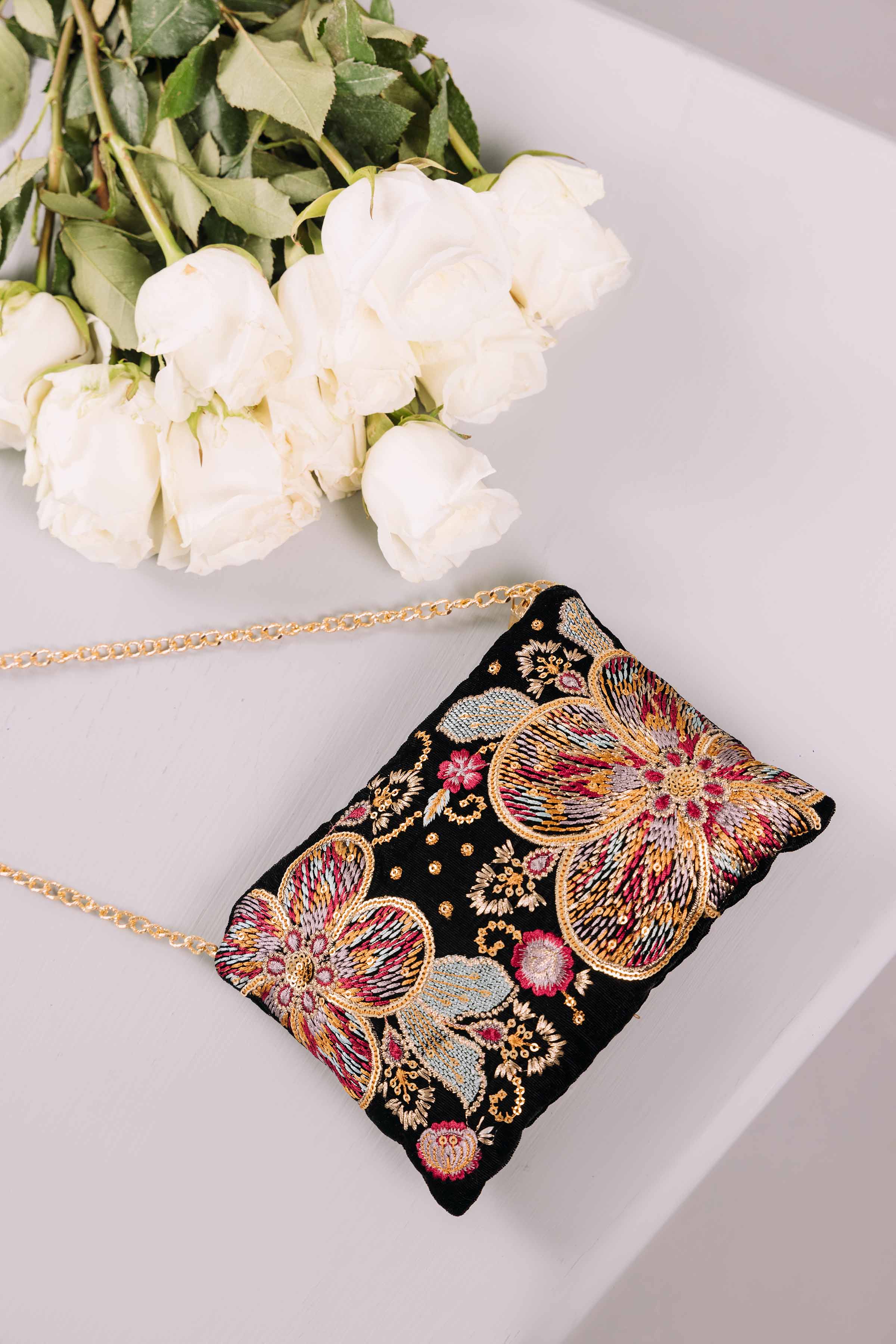Embroidered Pouch - KFW24-143