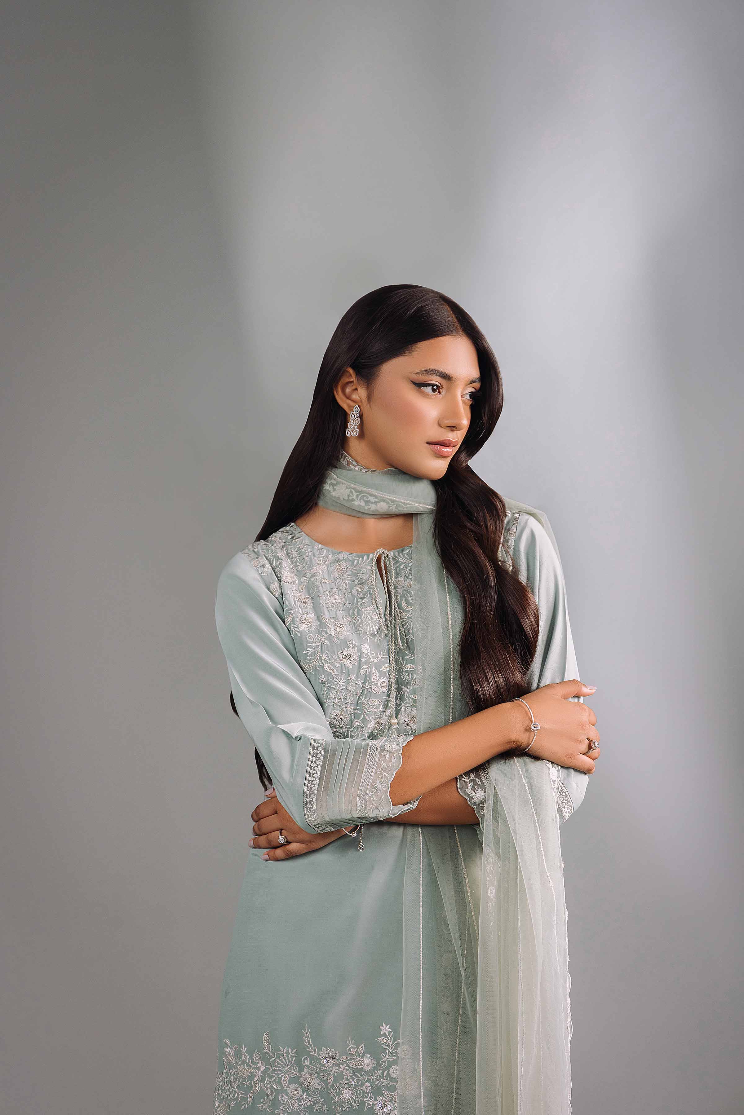 3 Piece - Embroidered Suit - KFW24-80