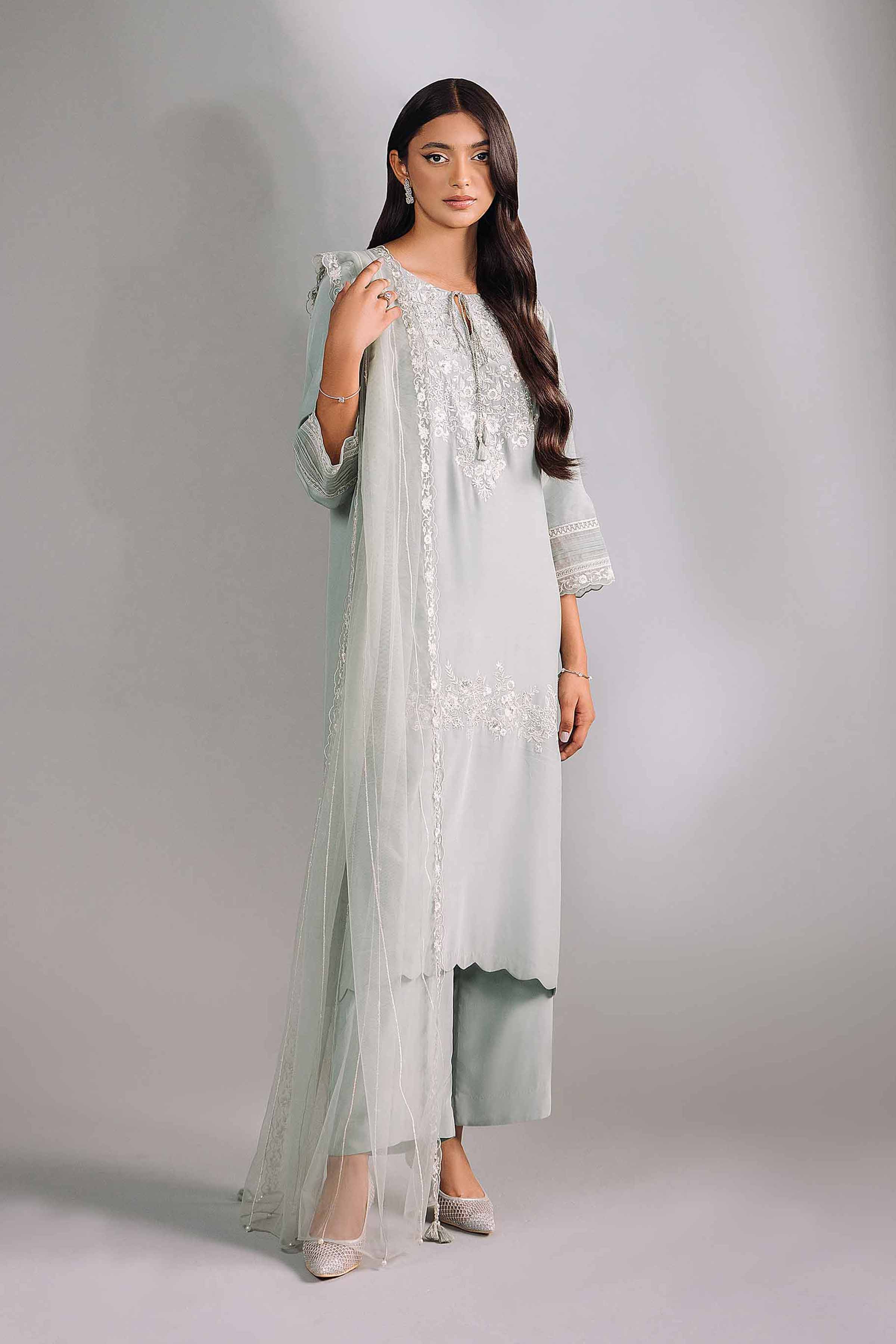 3 Piece - Embroidered Suit - KFW24-80