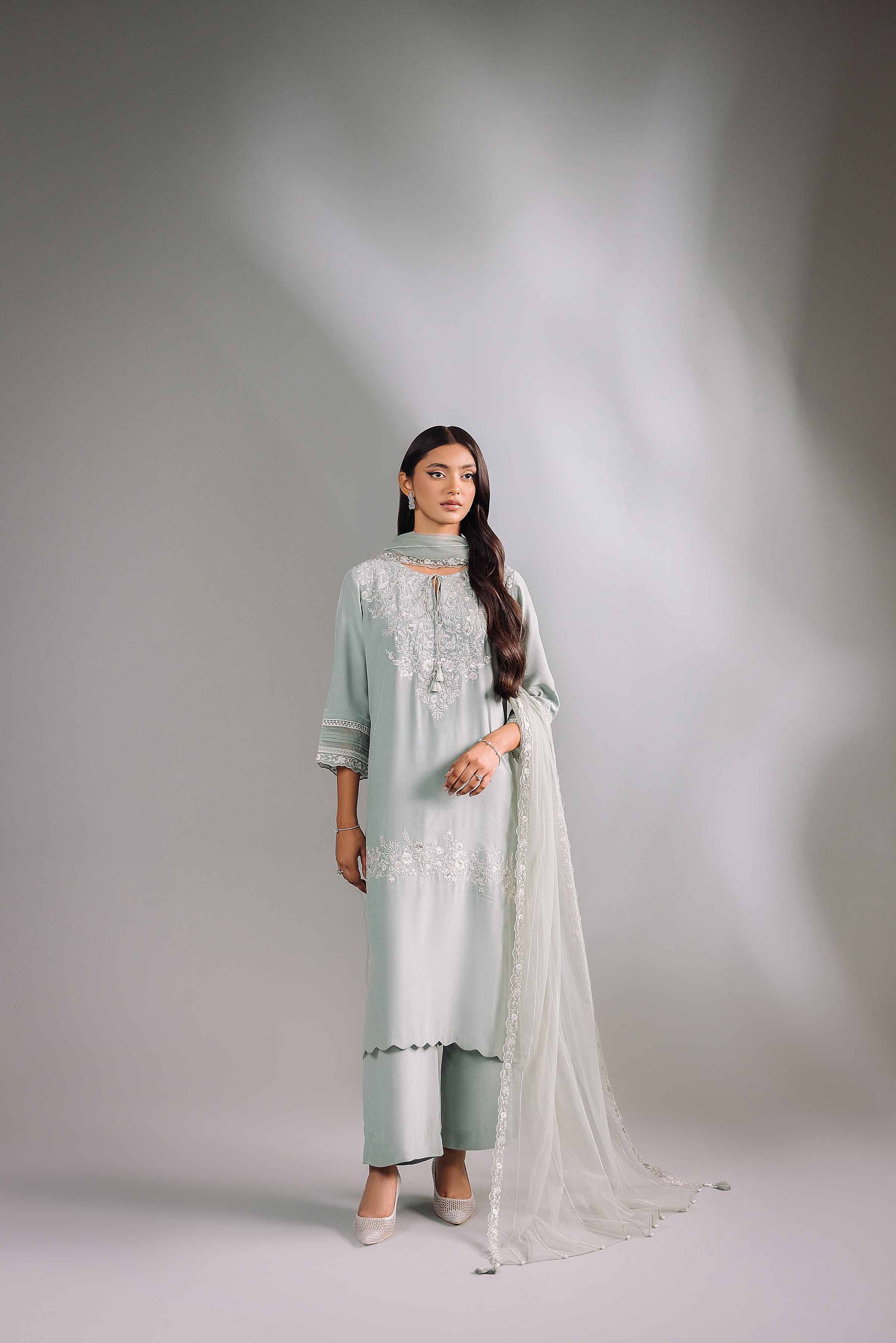 3 Piece - Embroidered Suit - KFW24-80