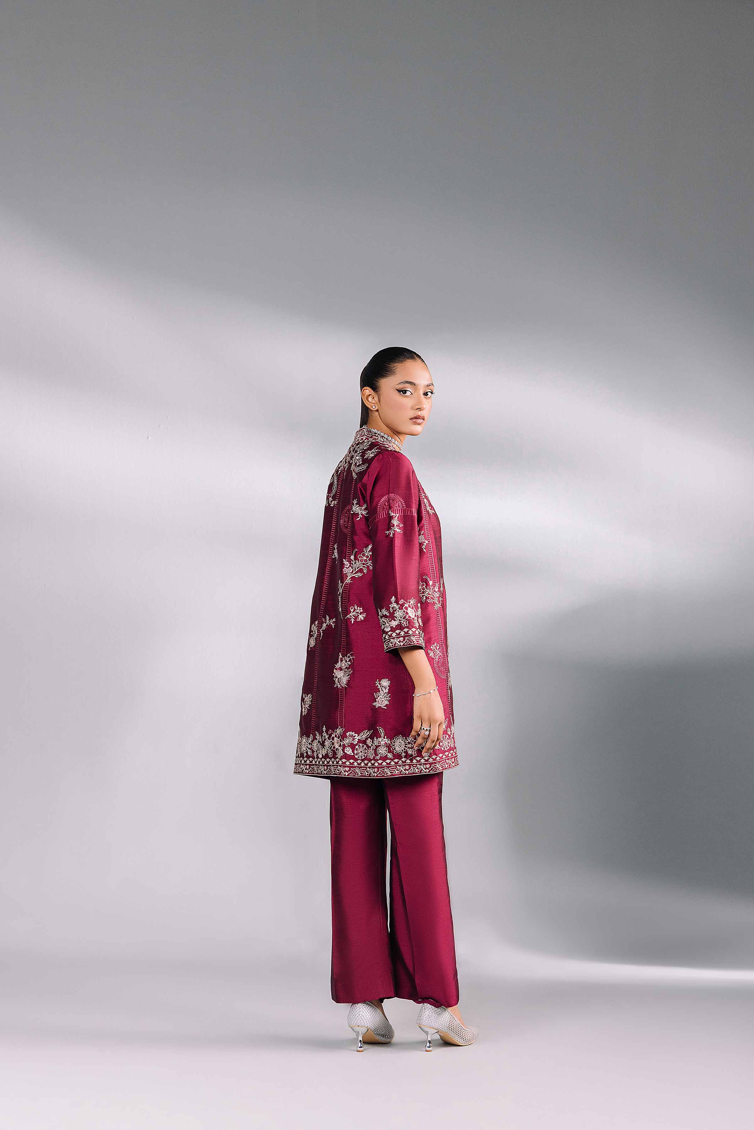 3 Piece - Embroidered Suit - KFW24-83