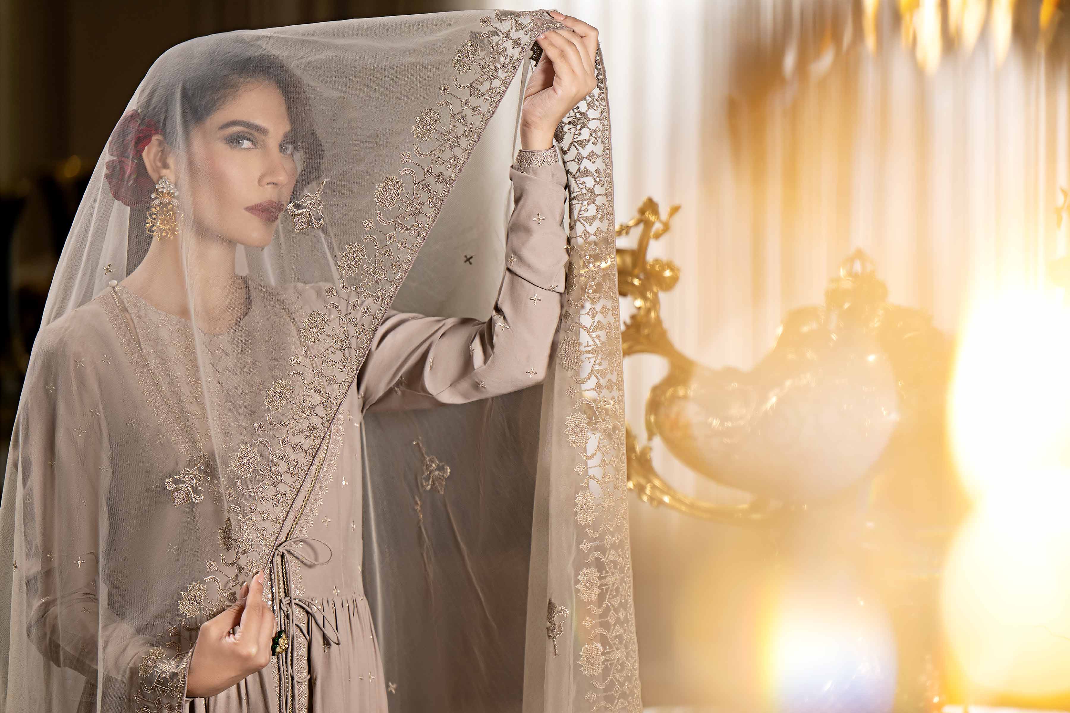 2 Piece - Embroidered Suit - KFW23-04