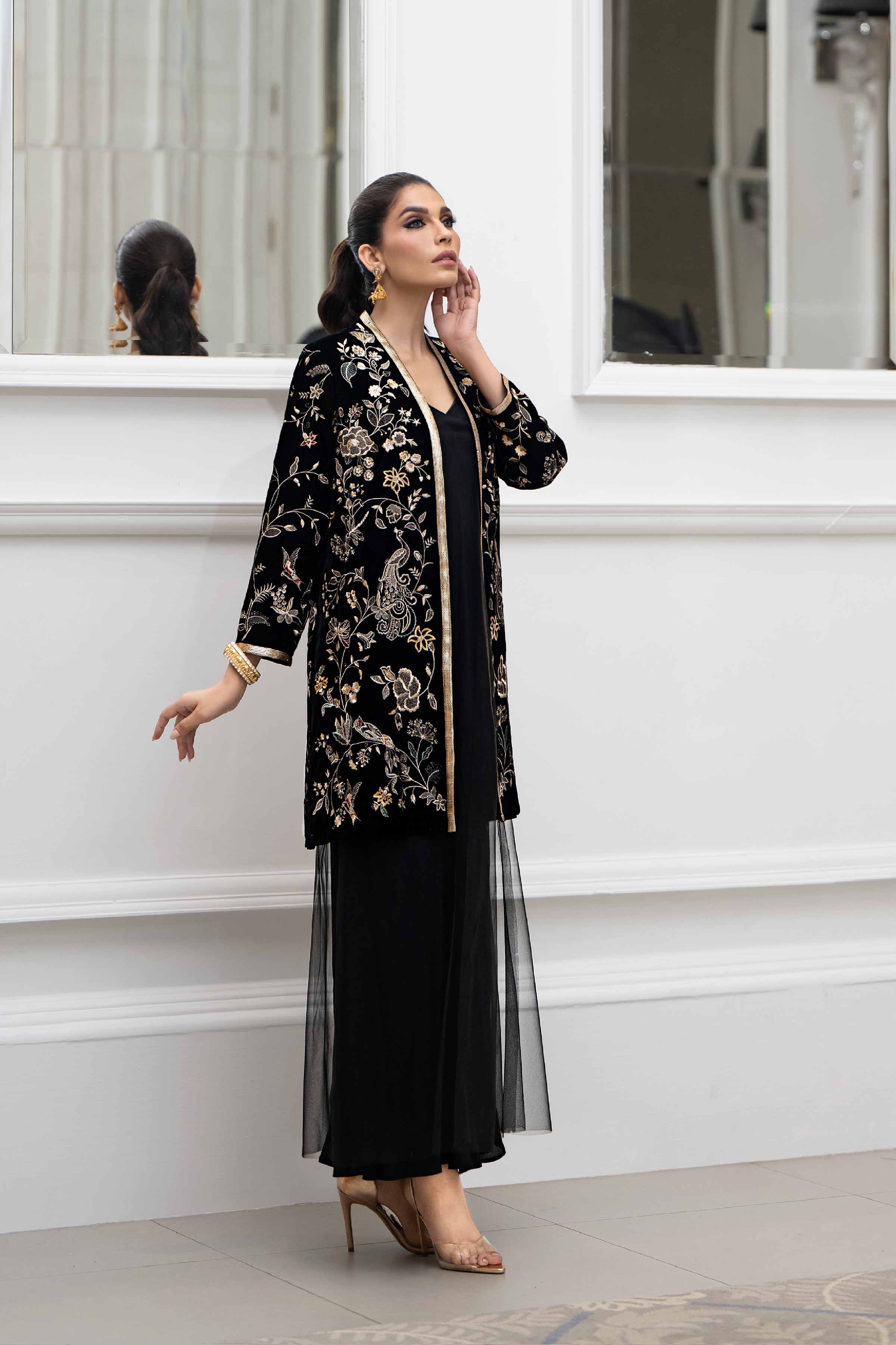2 Piece - Embroidered Suit - KFW23-35