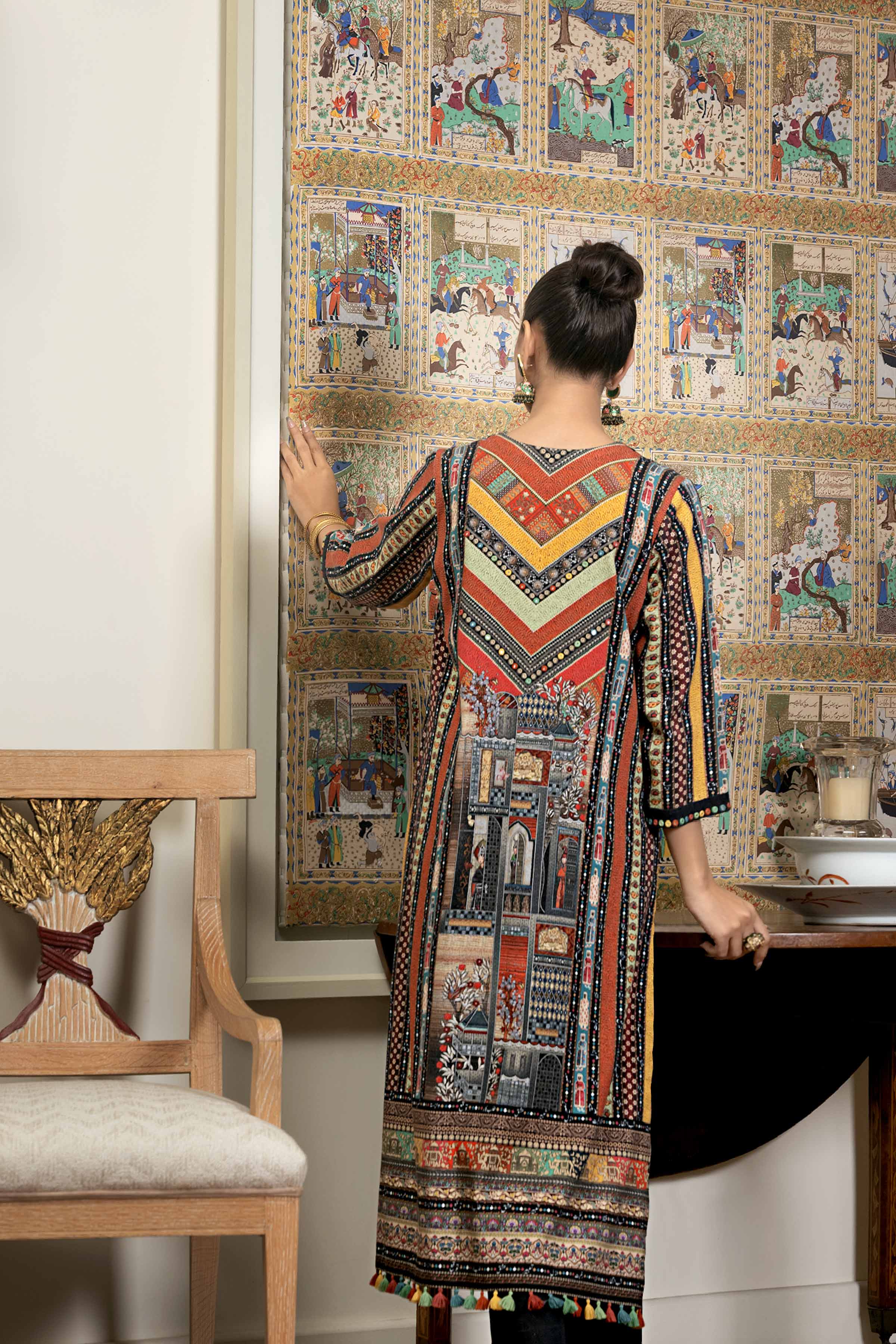 2 Piece - Printed Suit - KFW23-36