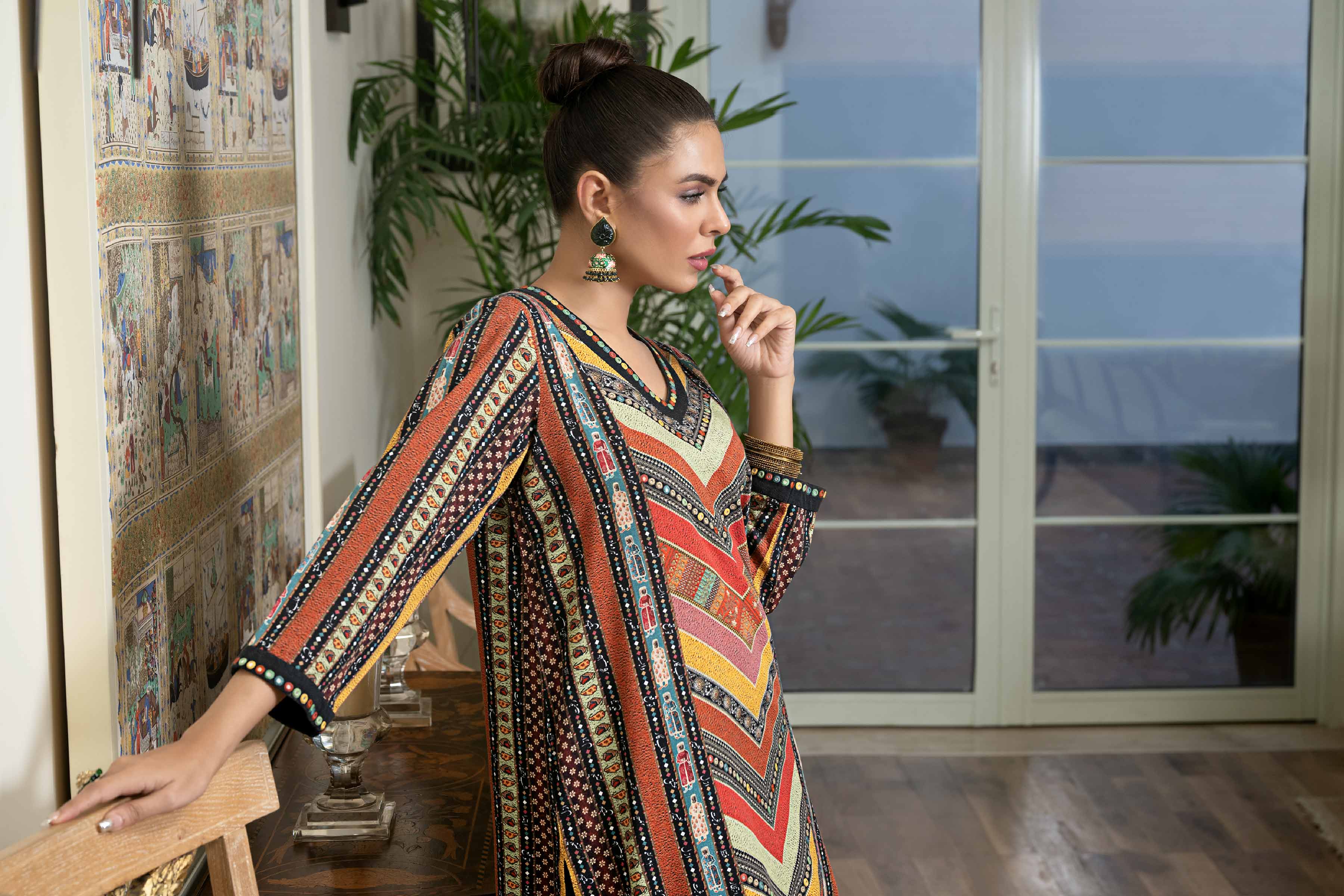 2 Piece - Printed Suit - KFW23-36