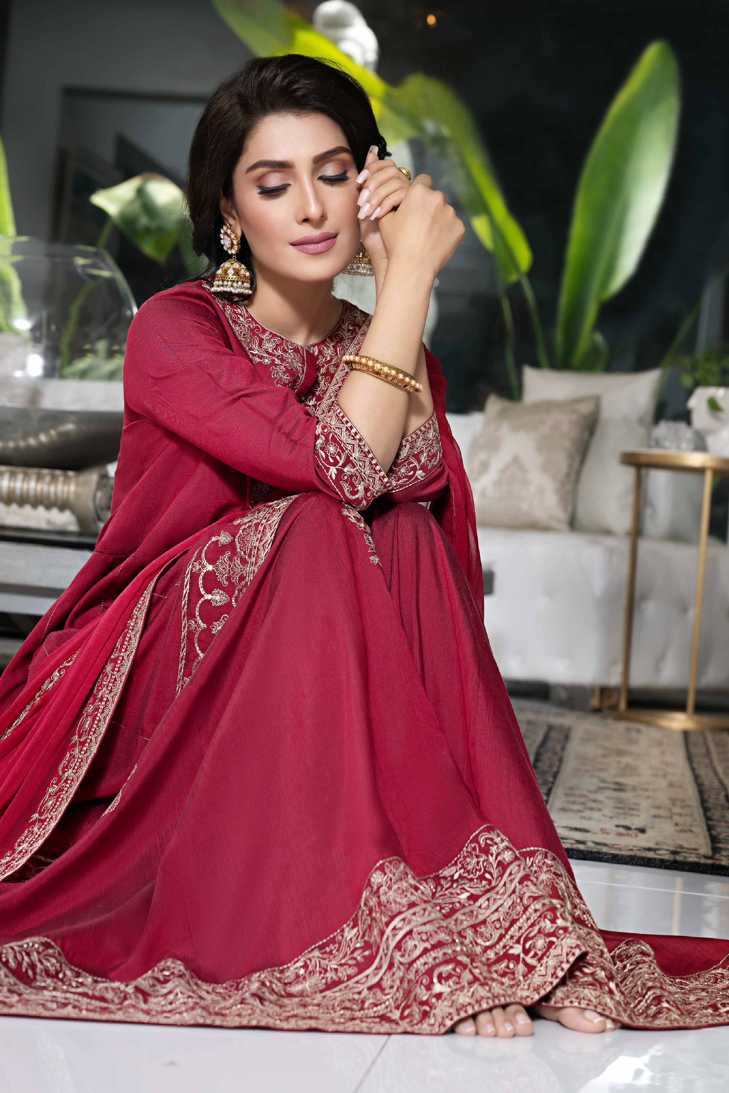 3 Piece - Embroidered Suit - KFW23-52