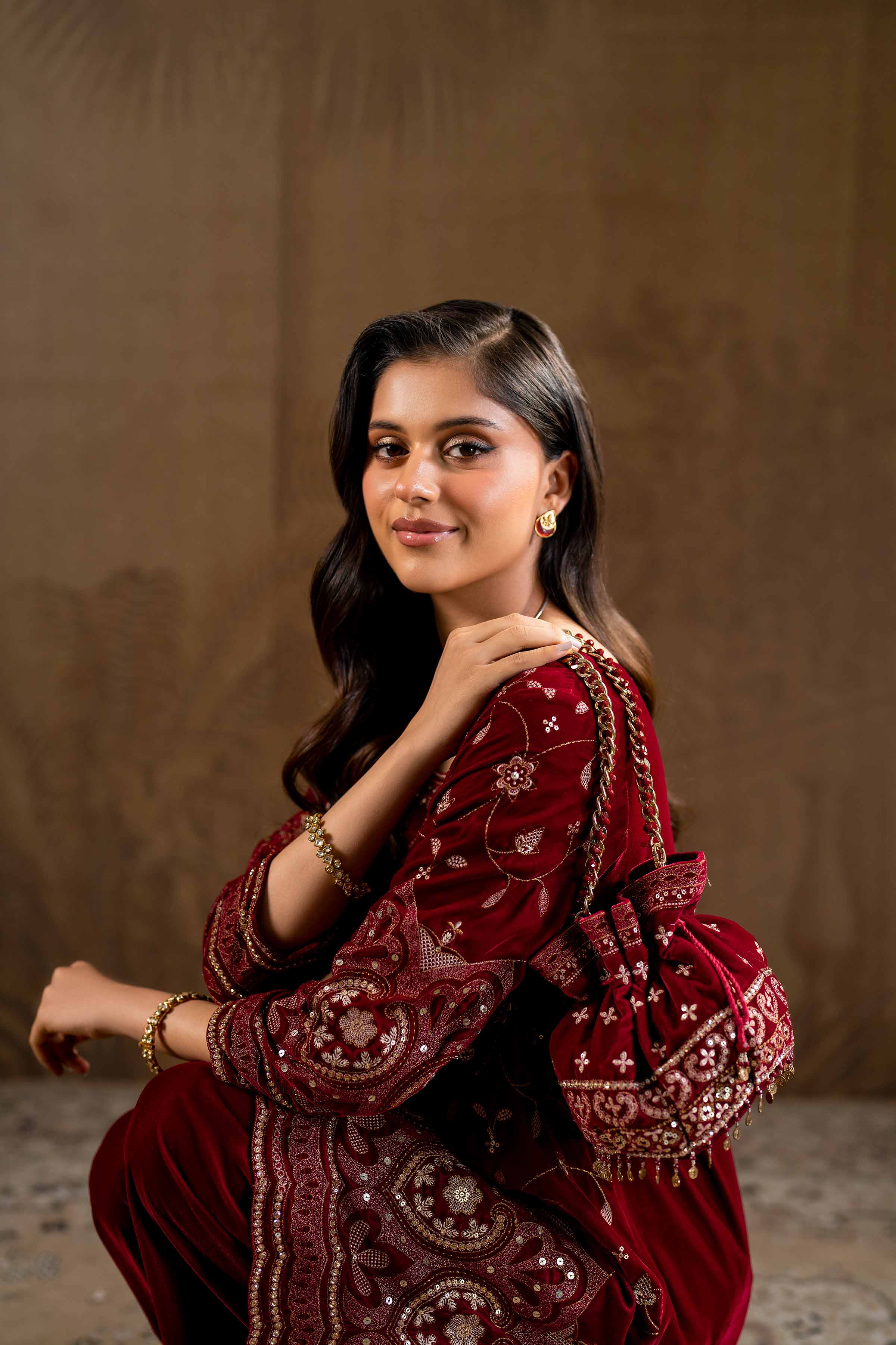 2 Piece - Embroidered Suit - KFW24-04
